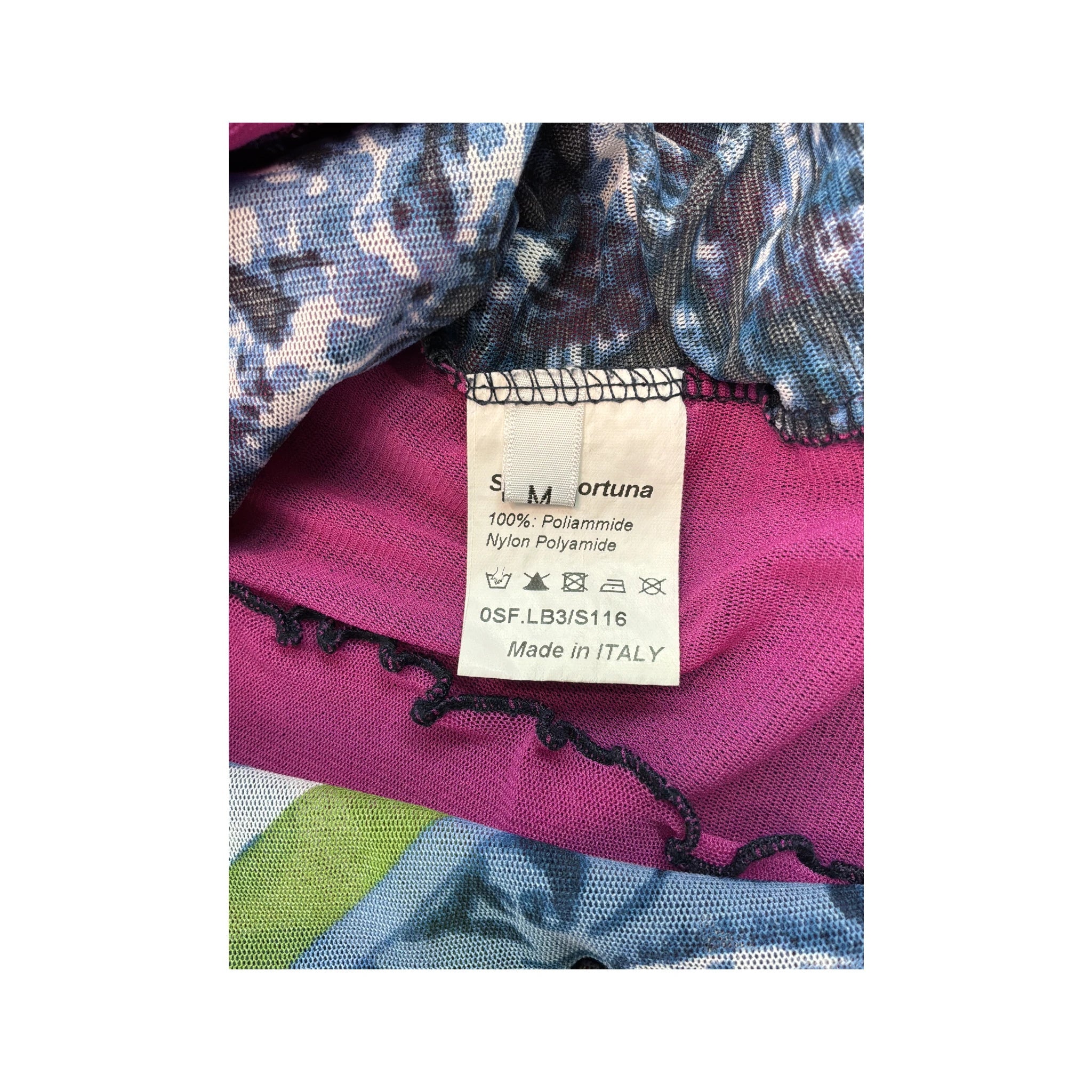 Sonia Fortuna Firenze Floral Appliqué Mesh T-shirt