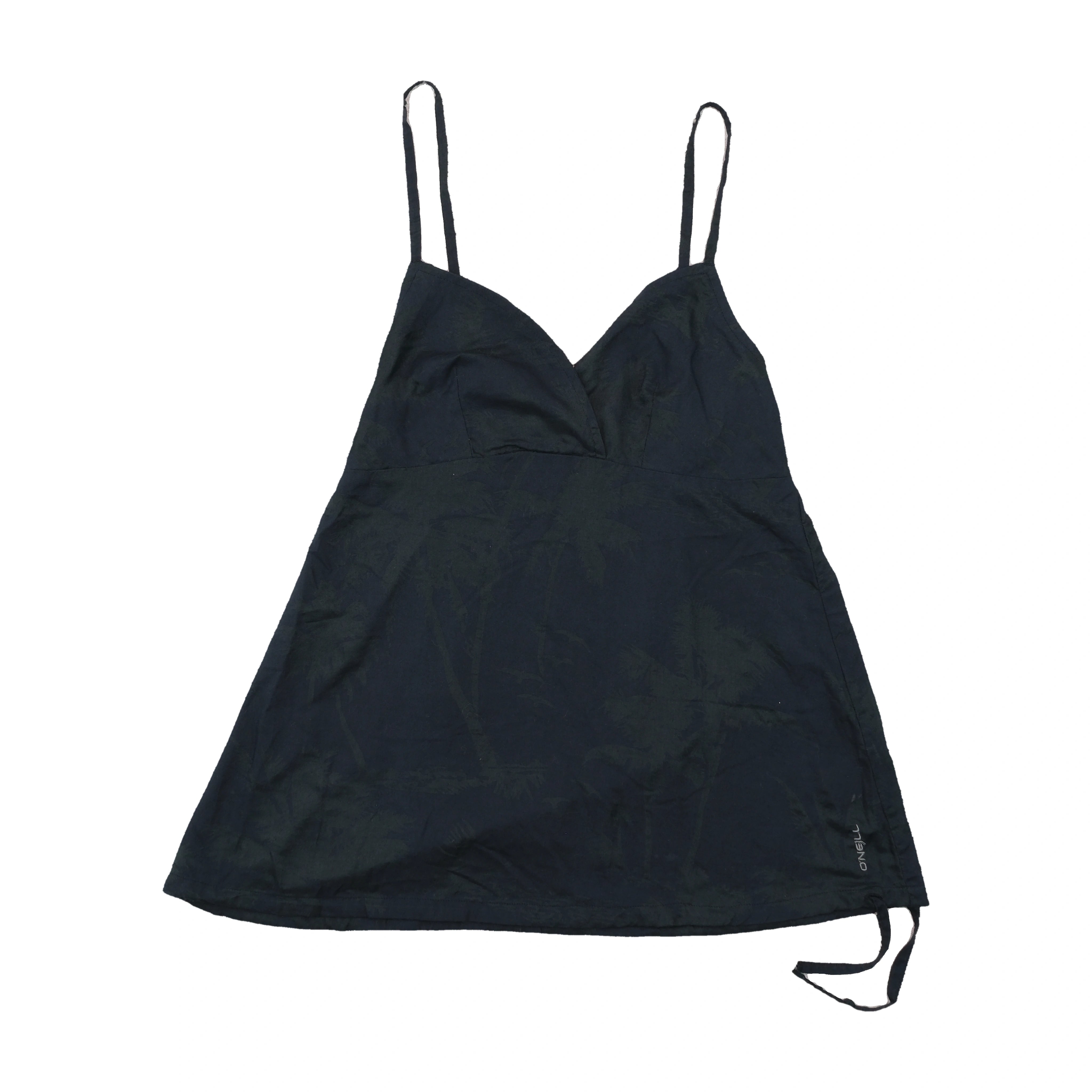 O'Neill Floral Jacquard Transparency Spaghetti Strap Tank Top