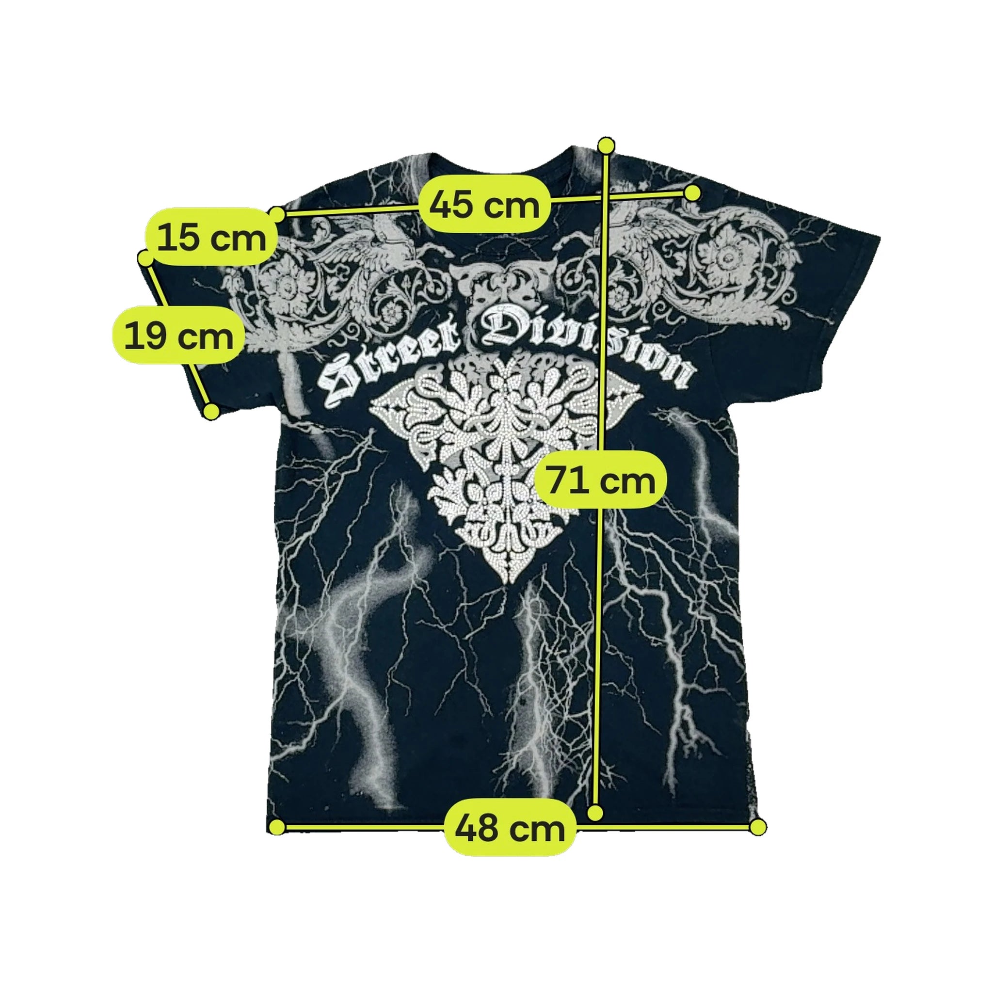 Mauro Ferrini Studded Lightning Graphic T-shirt