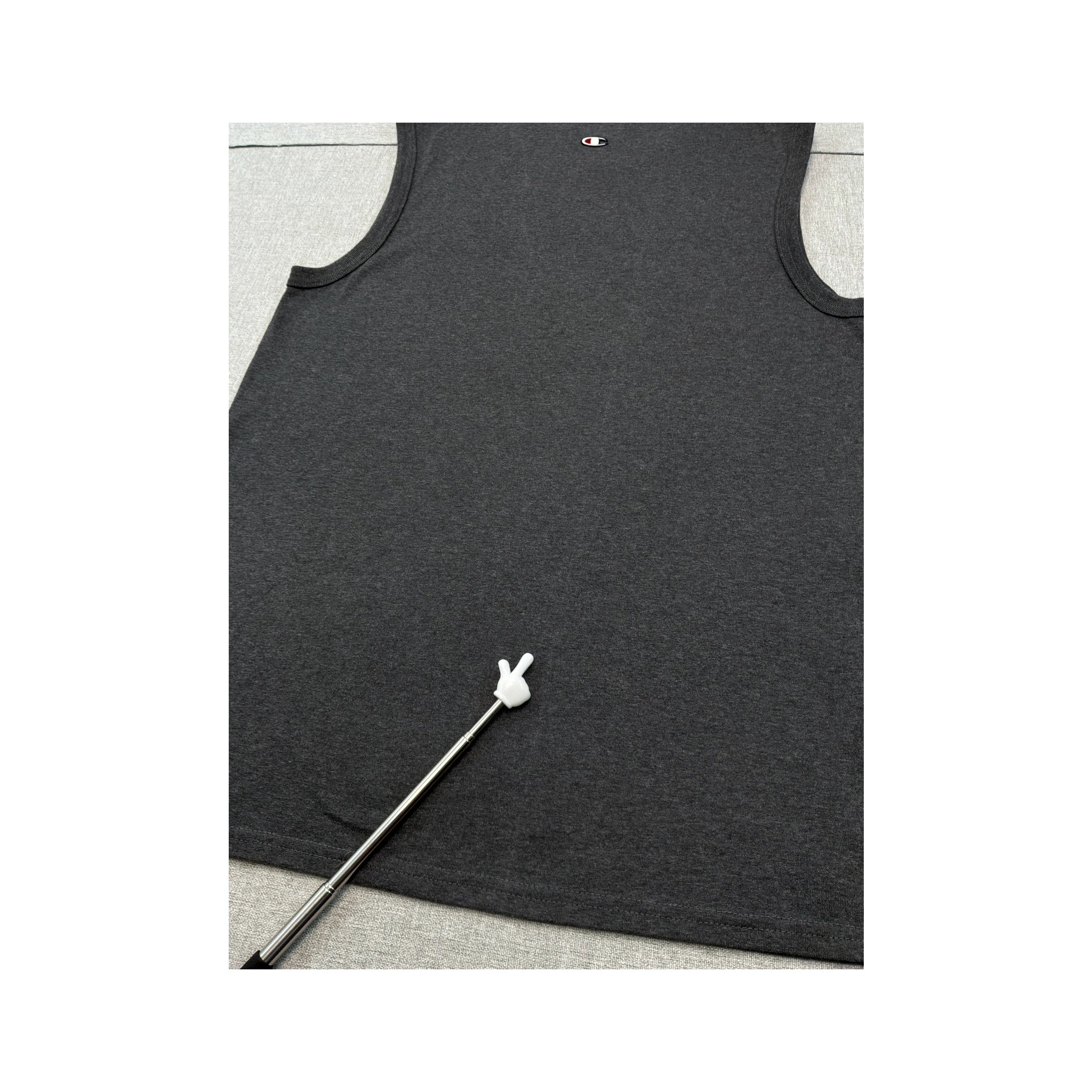 Champion Heather Gray Logo Tank Top