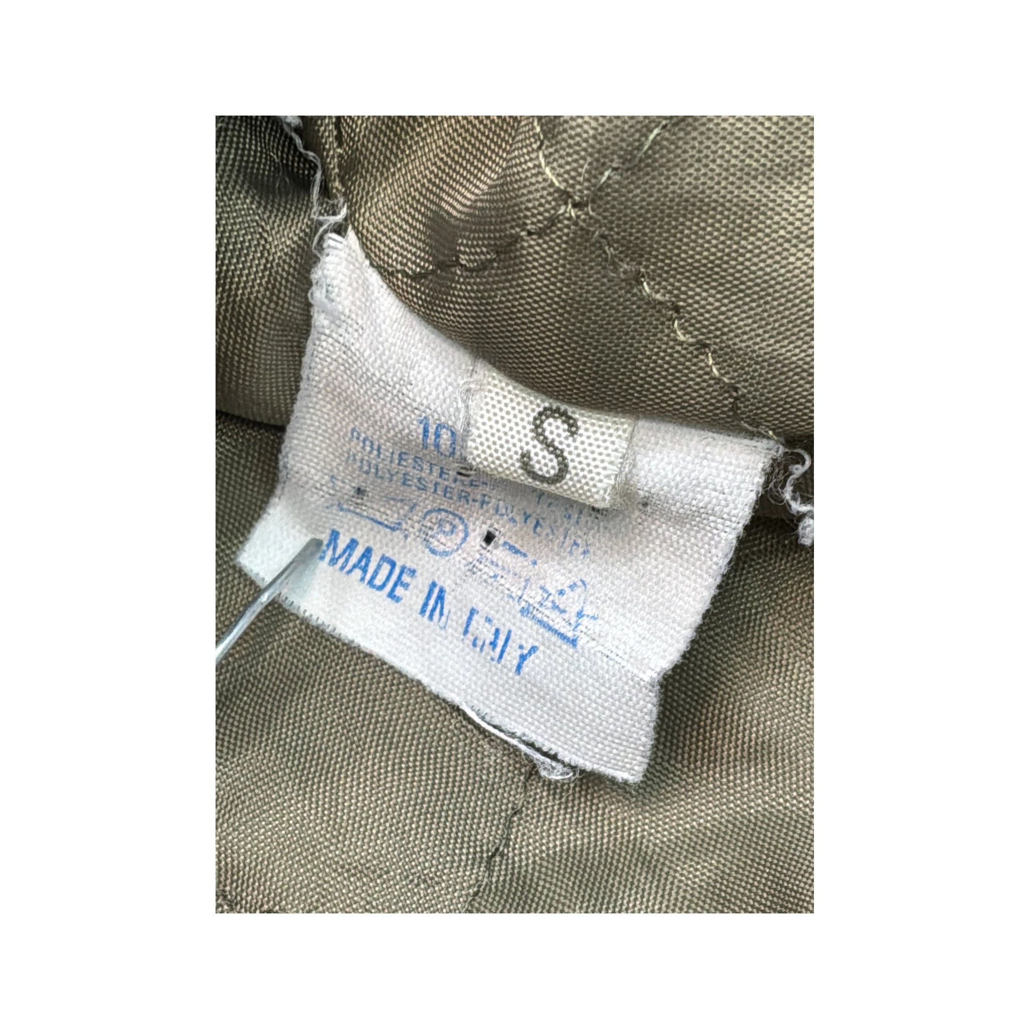 Vintage Abstract Print Fleece Jacket Made in Italy