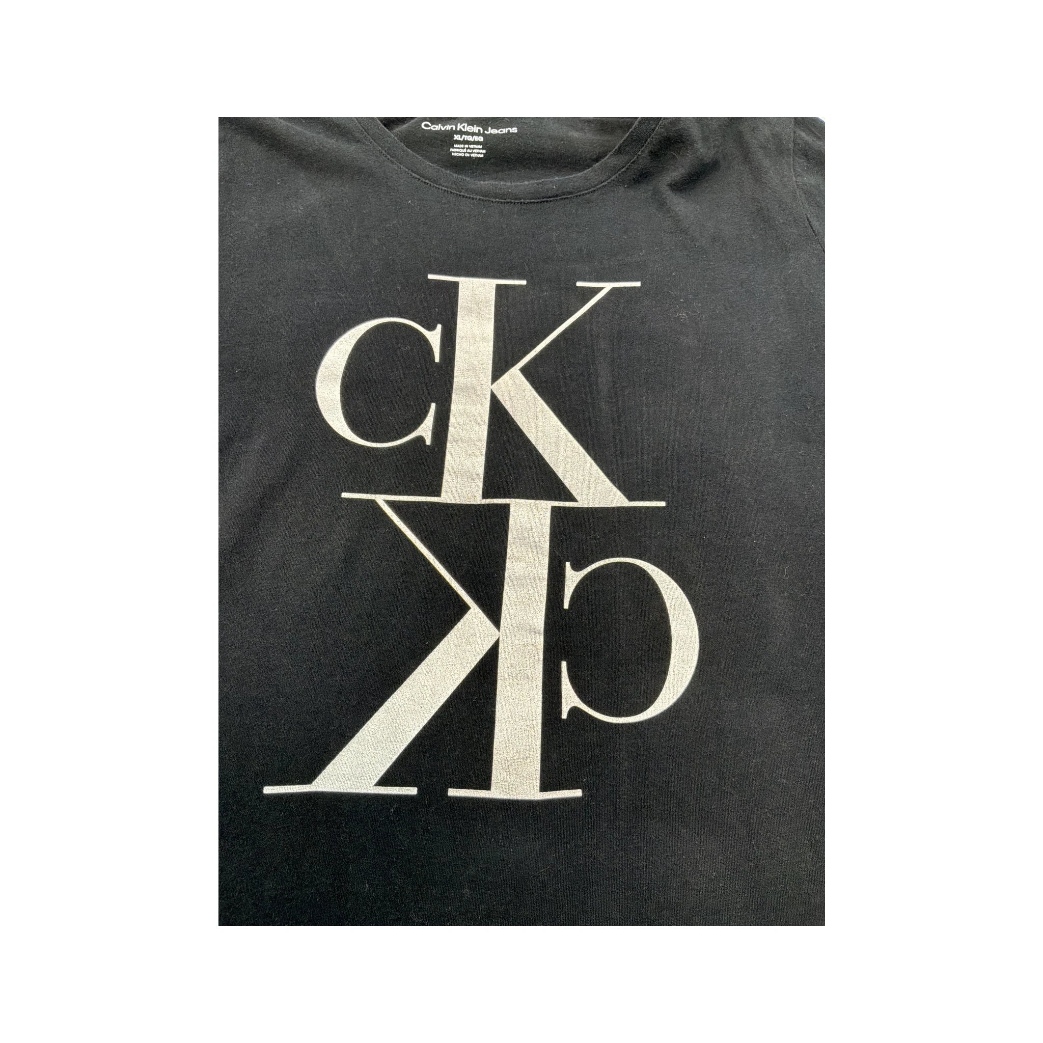 T-shirt Calvin Klein Jeans Oversized em algodão com logótipo CK