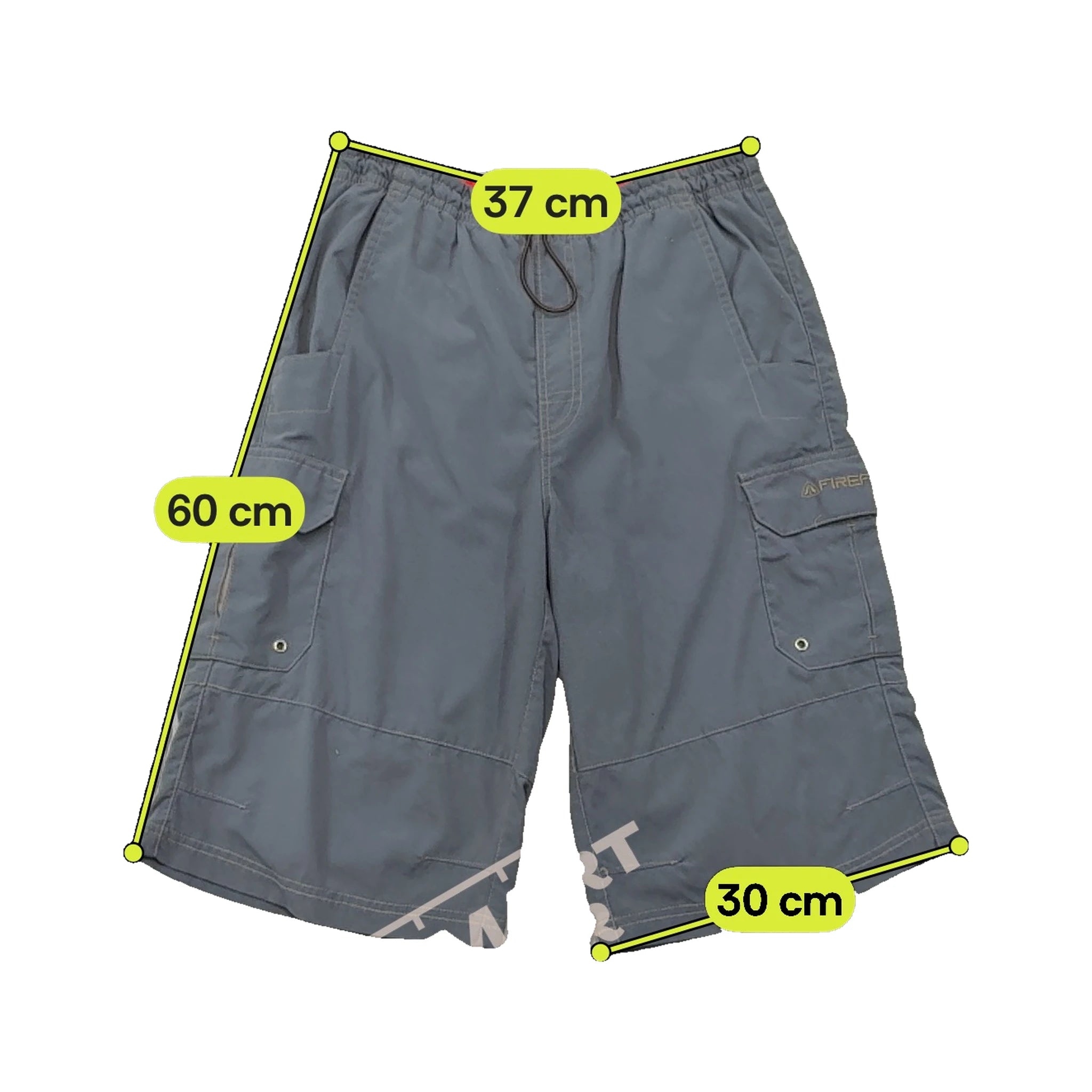 Firefly Gray Utility Cargo Shorts