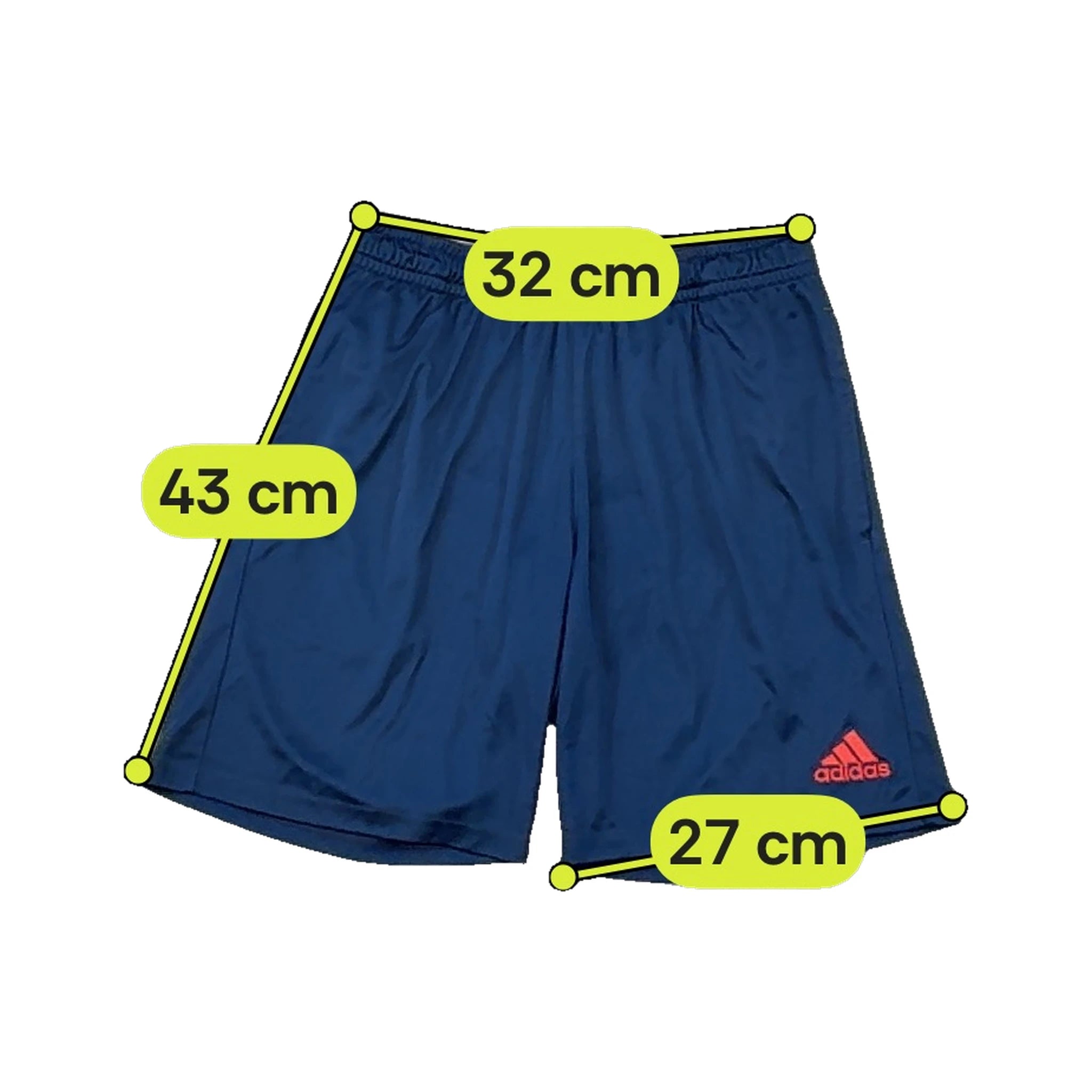 Adidas Navy Performance Athletic Shorts