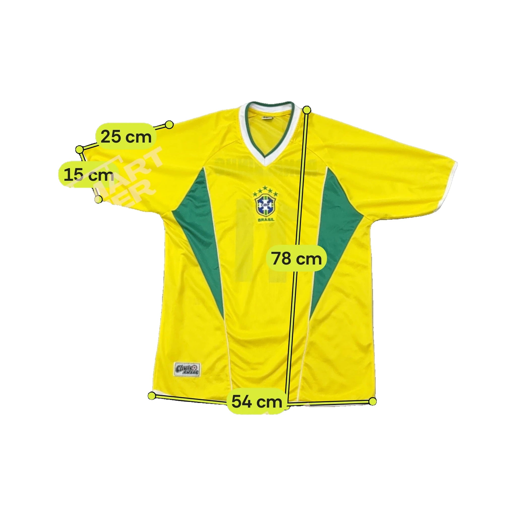 Chuco Loco Brazil Ronaldinho #11 Vintage Football Shirt