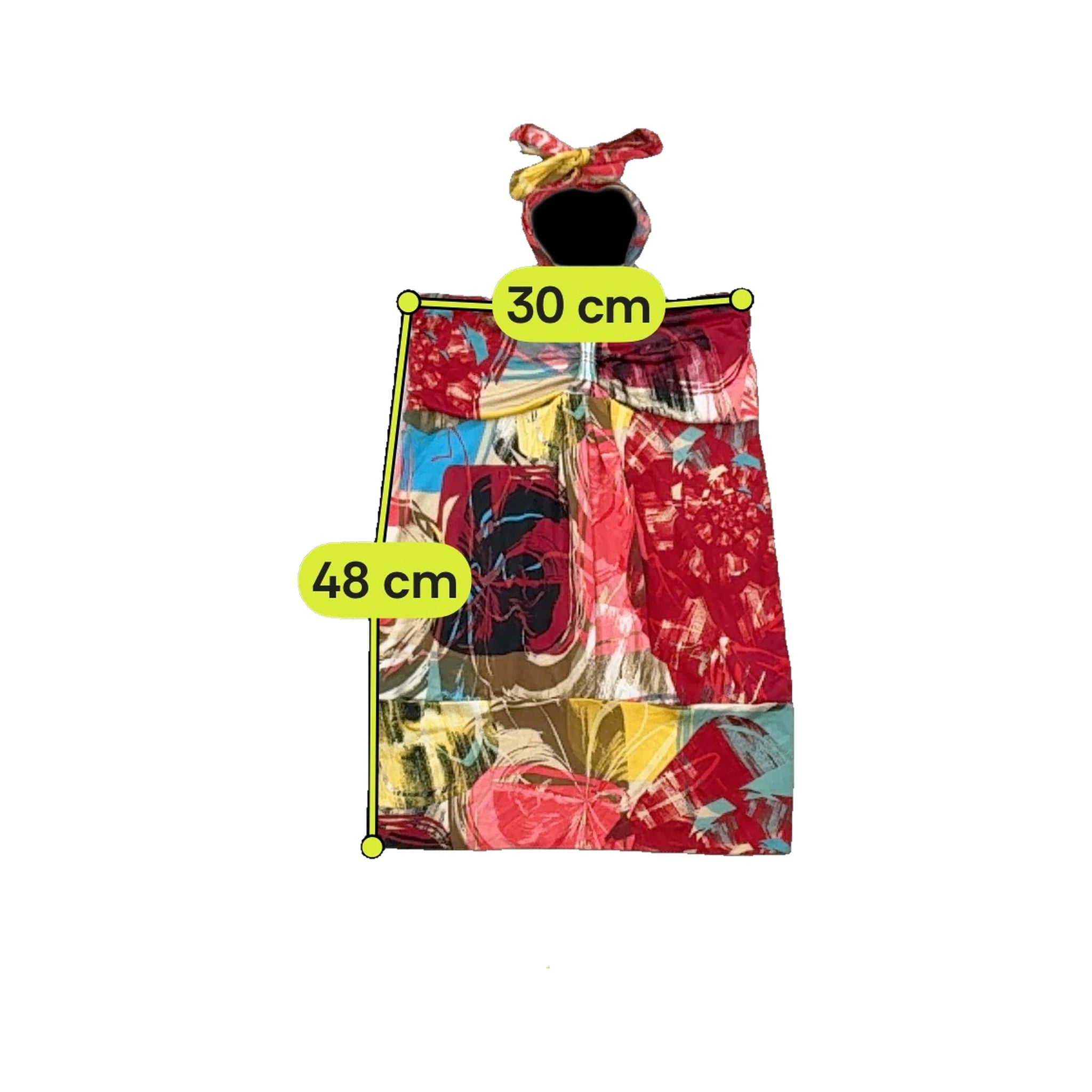EXXRODE Abstract Print Halter Blouse
