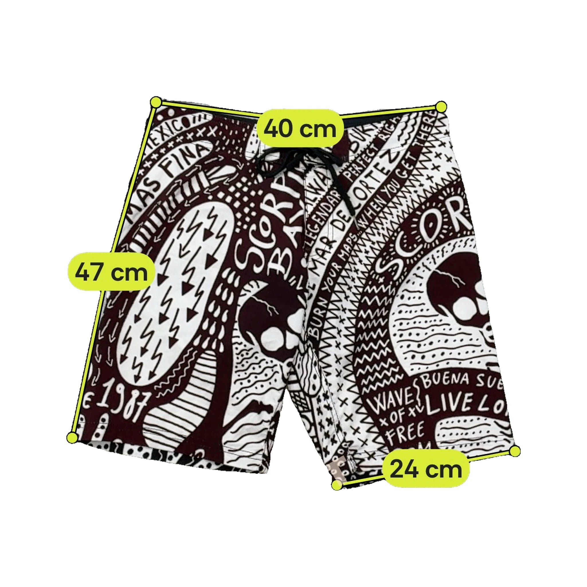 Calções de Praia Scorpion Bay com estampado gráfico