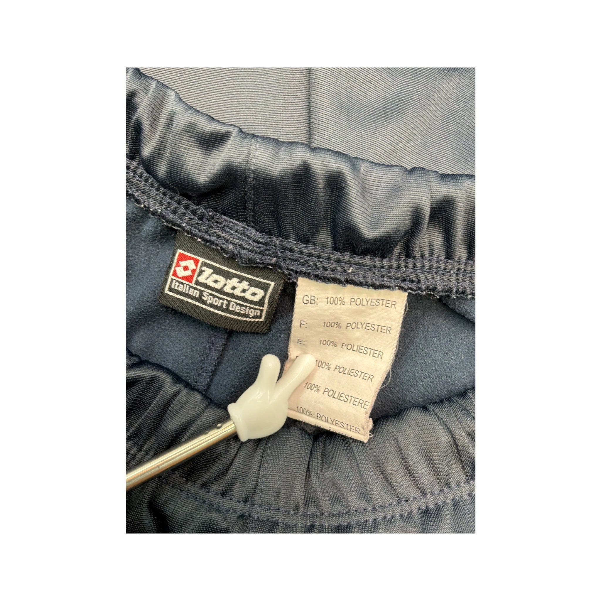 Lotto Navy Side Stripe Track Pants