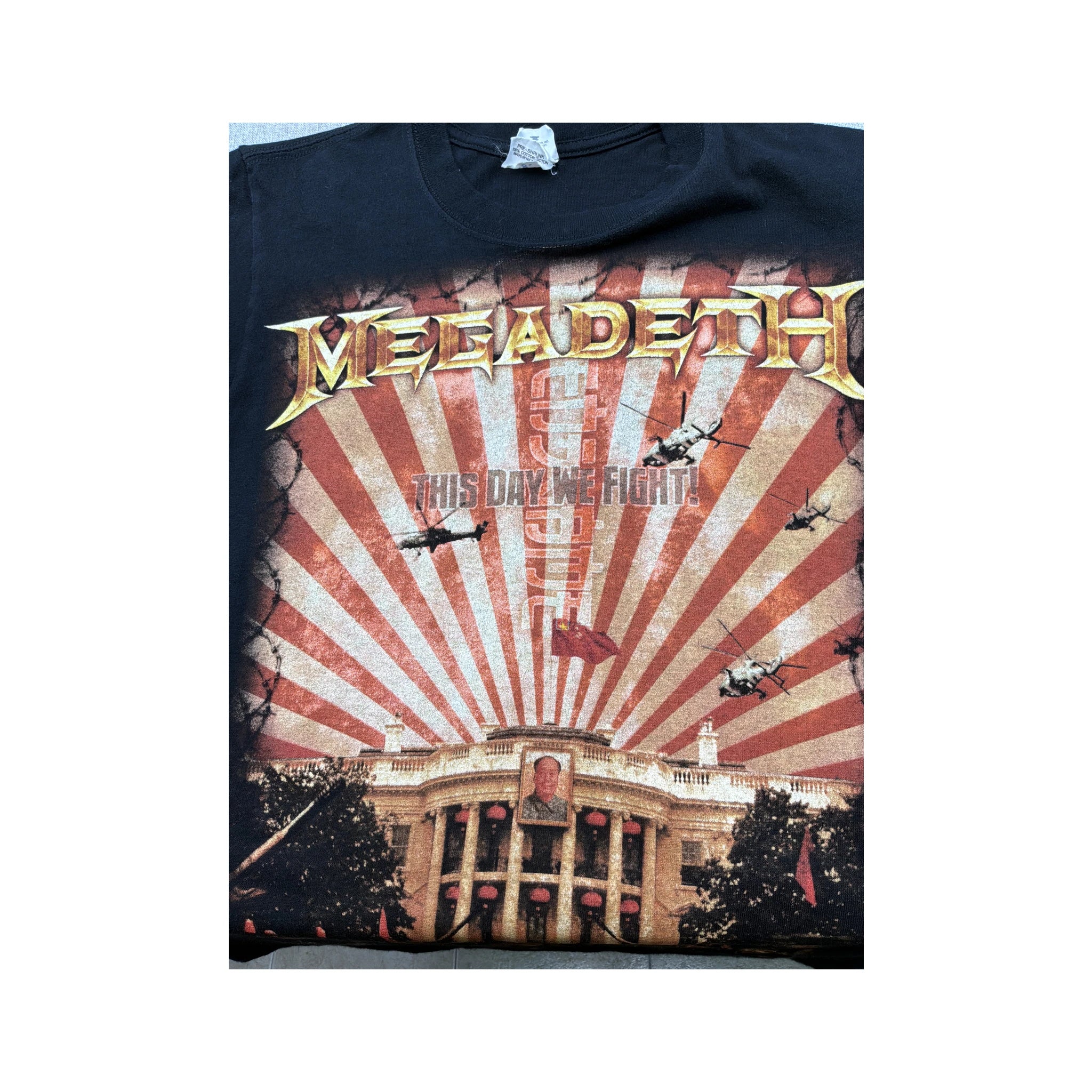 T-shirt de Banda Megadeth This Day We Fight com estampado gráfico