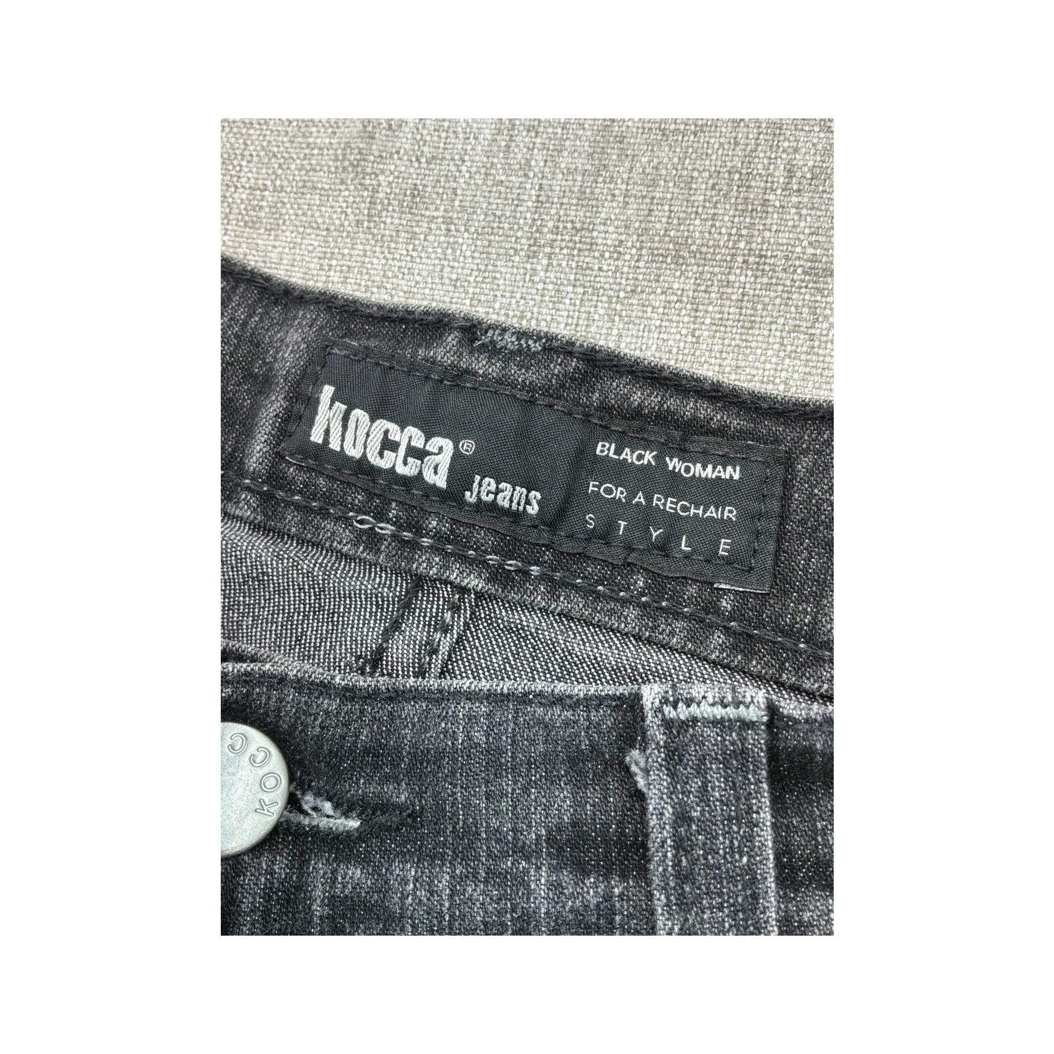 Kocca Gray Wash Flared Jeans
