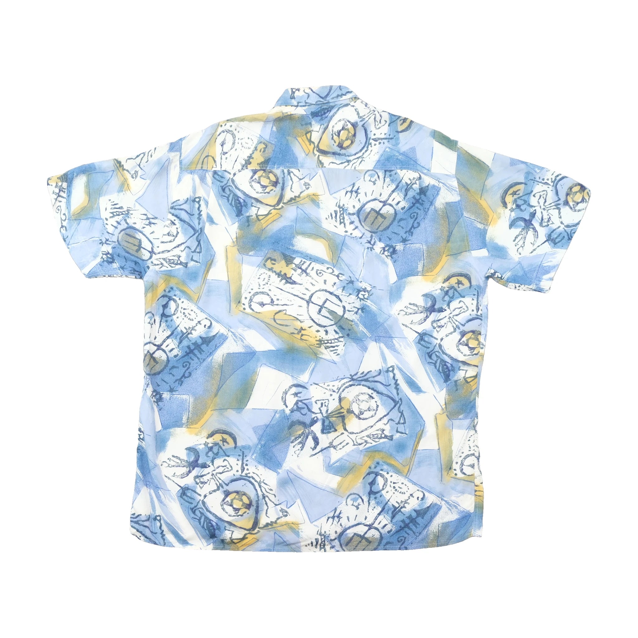 Angelo Litrico Abstract Print Short Sleeve Shirt