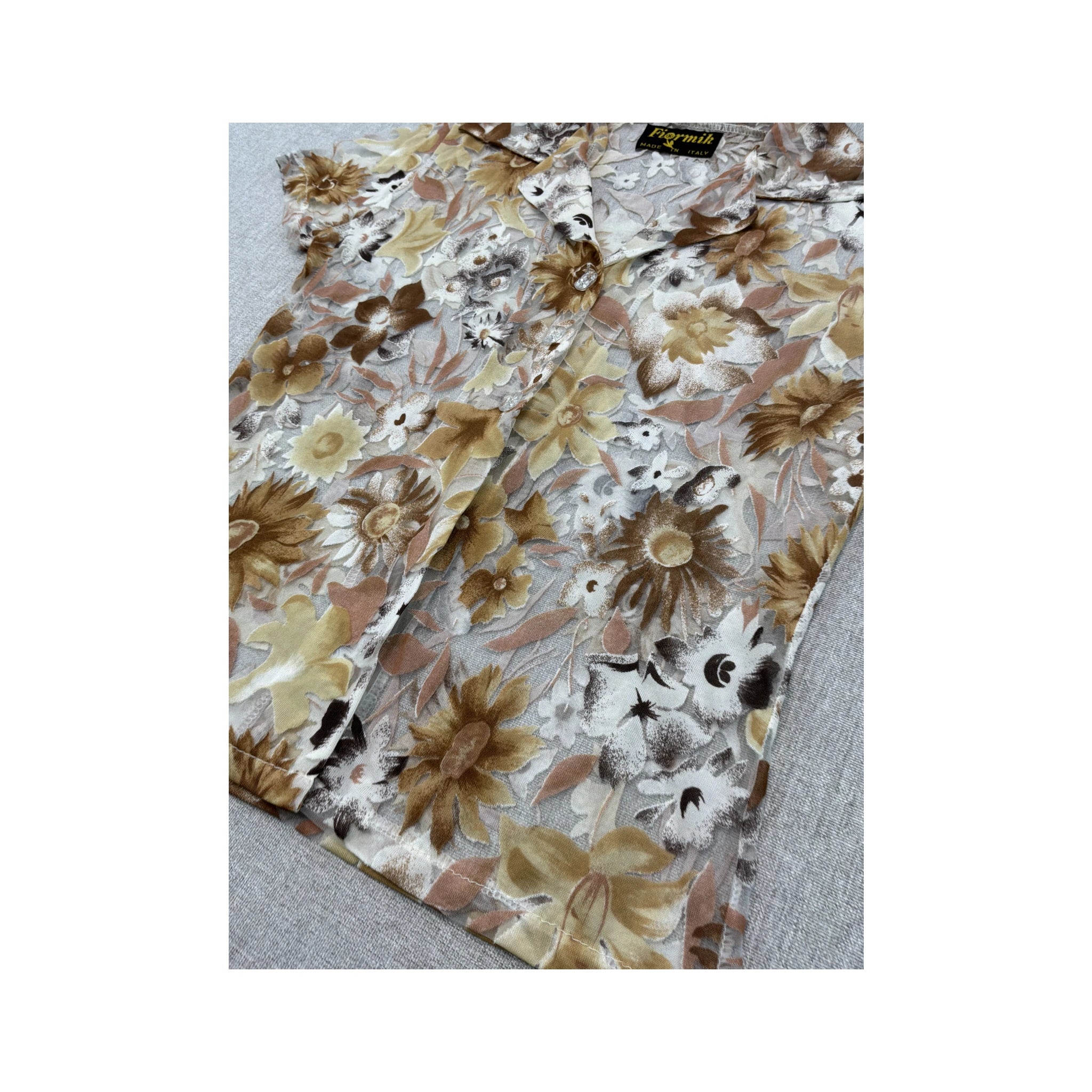 Fiormik Floral Short Sleeve Blouse