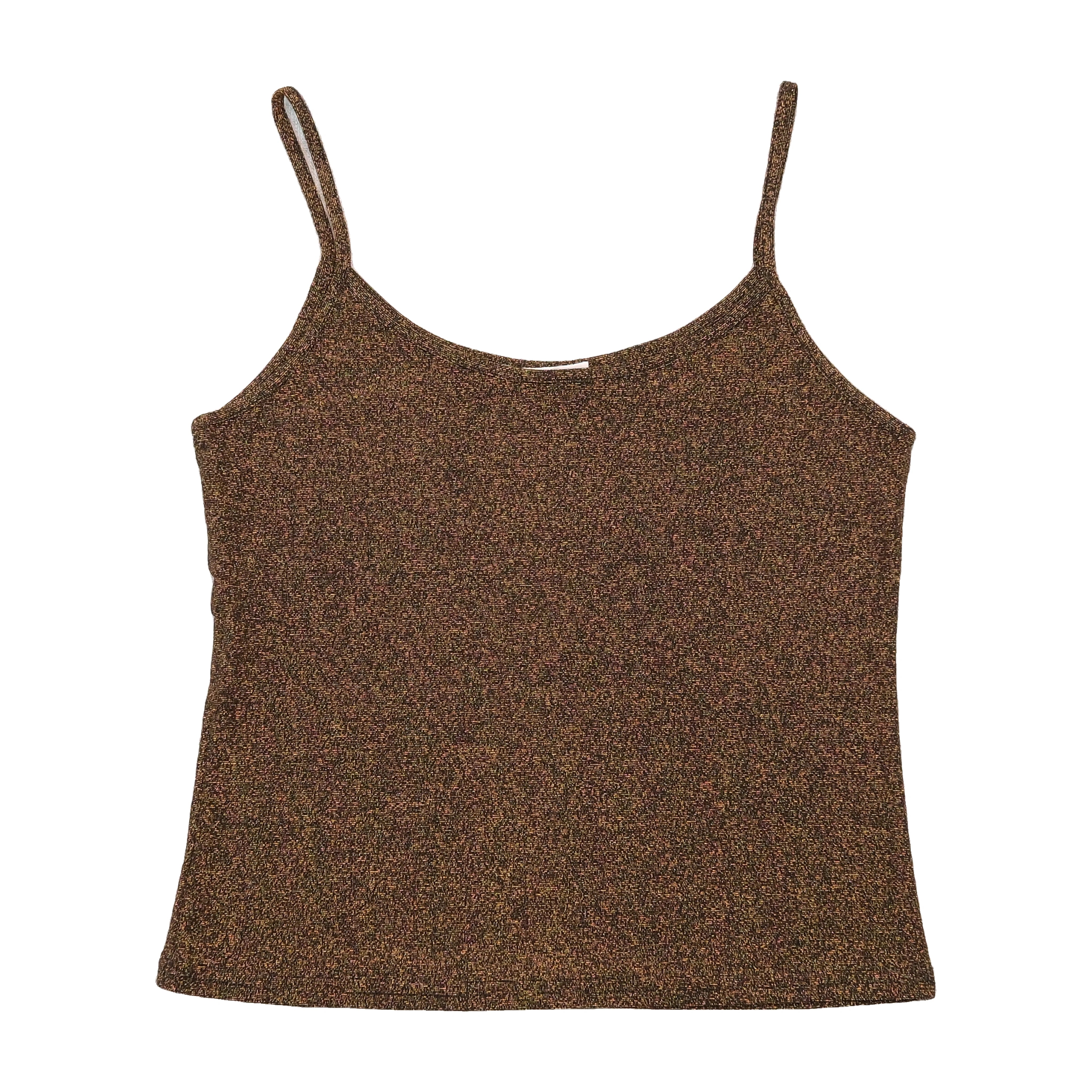 WEB Emporium Metallic Bronze Lurex Tank Top (repriced)