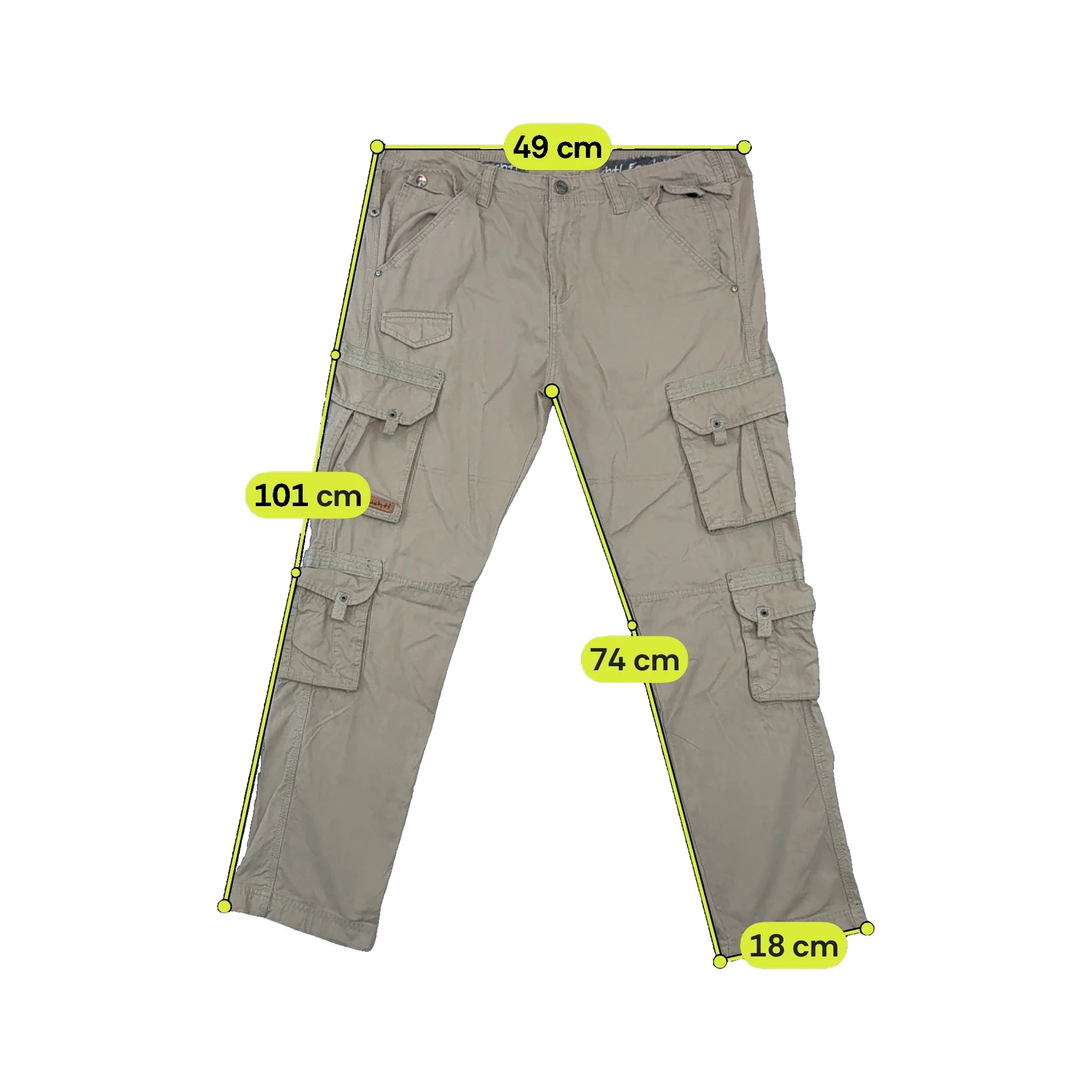Fruchtl Multi Pocket Cotton Cargo Pants