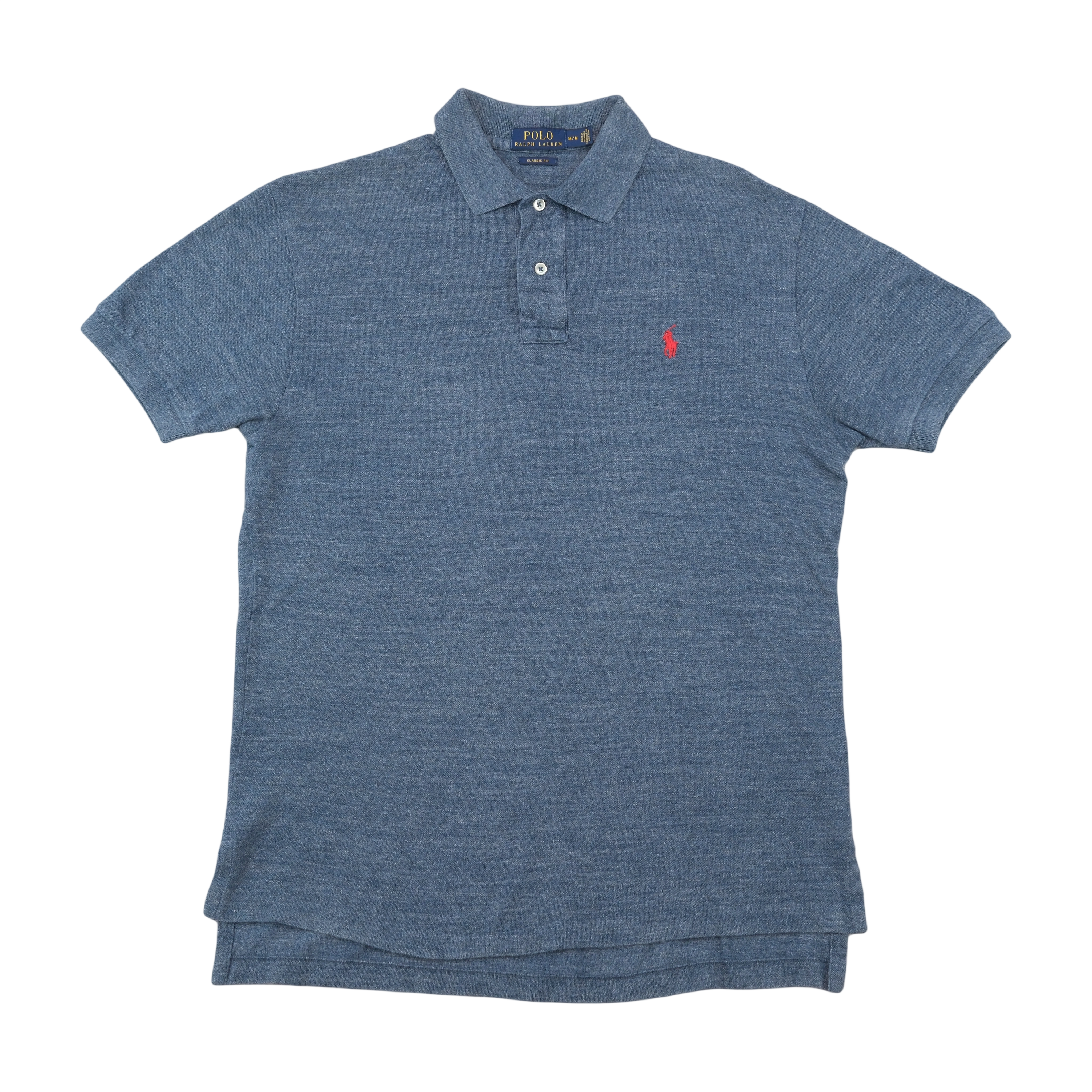 Polo Polo Ralph Lauren Azul-mesclado de Corte Clássico