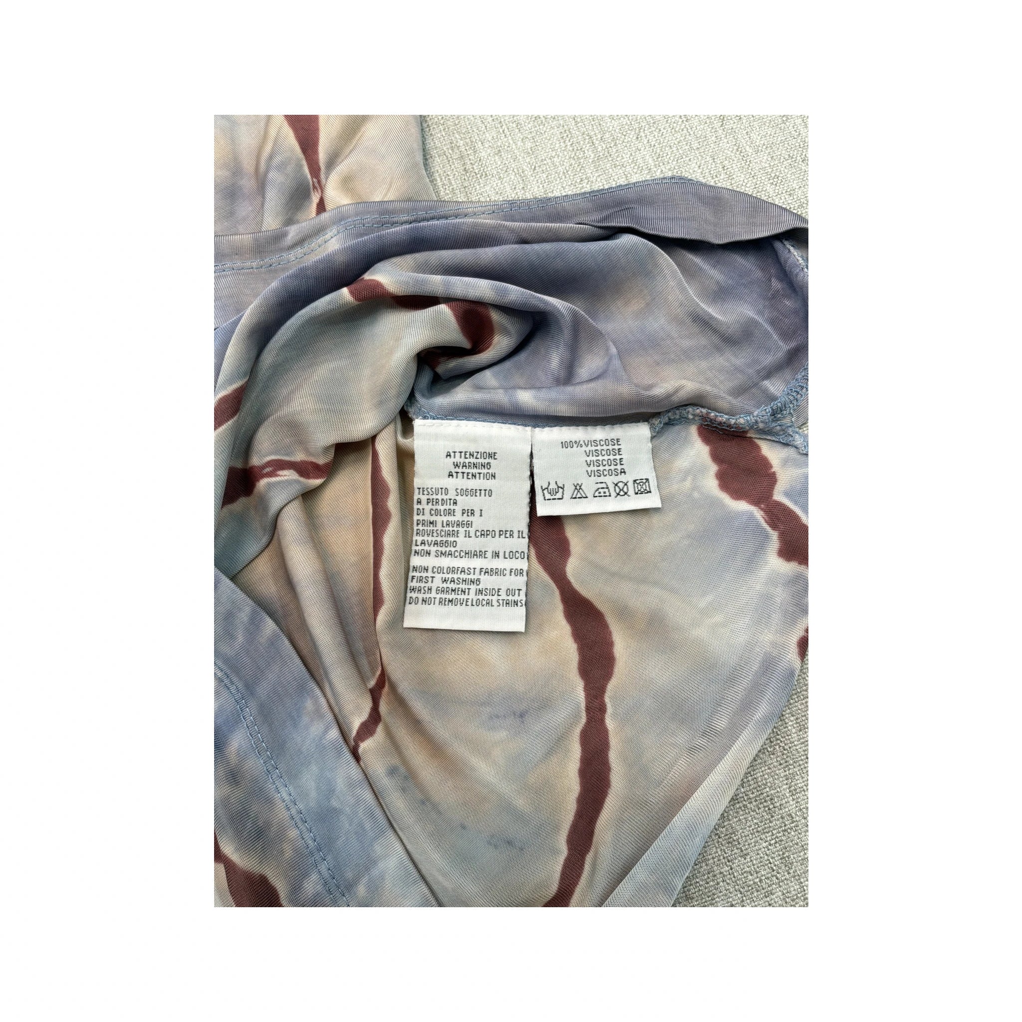 Marlboro Classics Tie-Dye Scoop Neck T-shirt