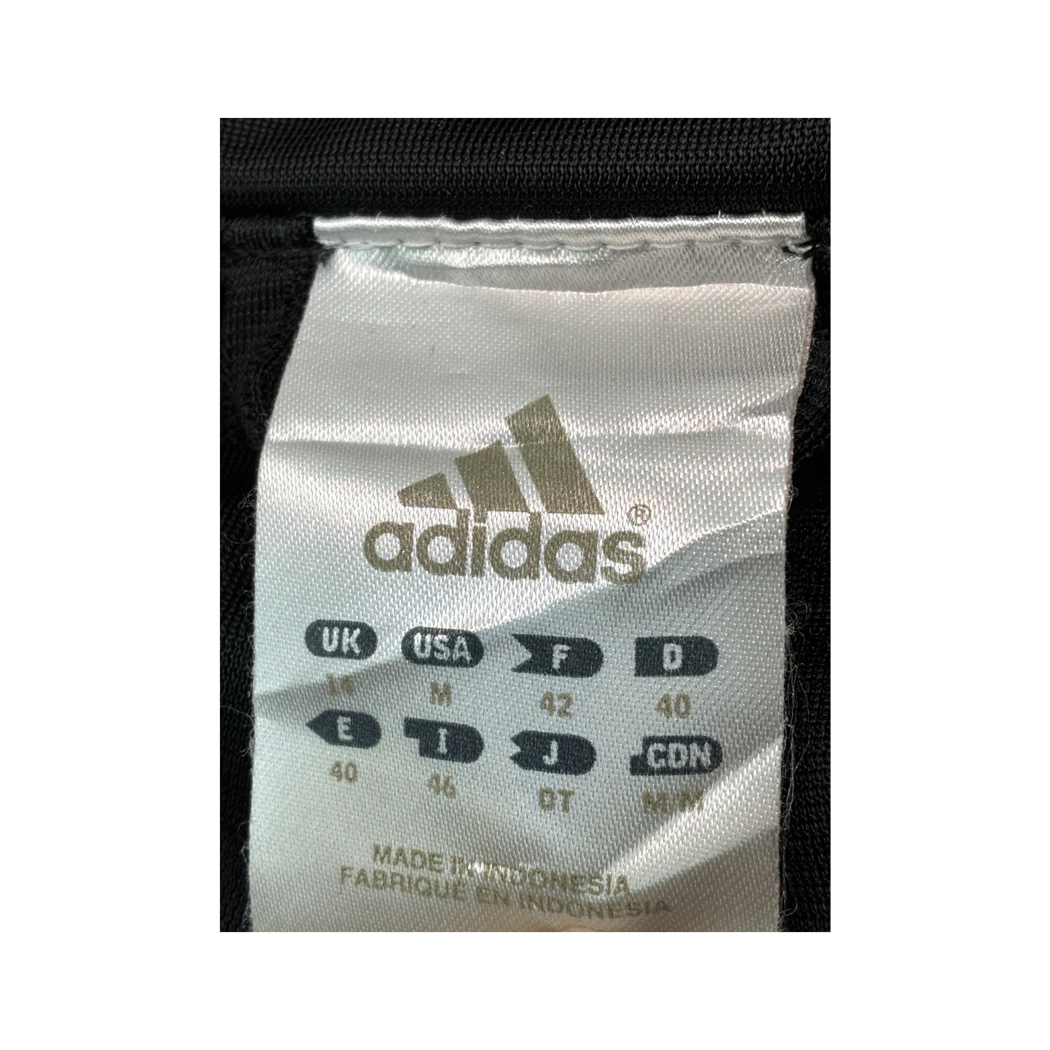Casaco de fato de treino adidas preto com Três riscas e Fecho Total