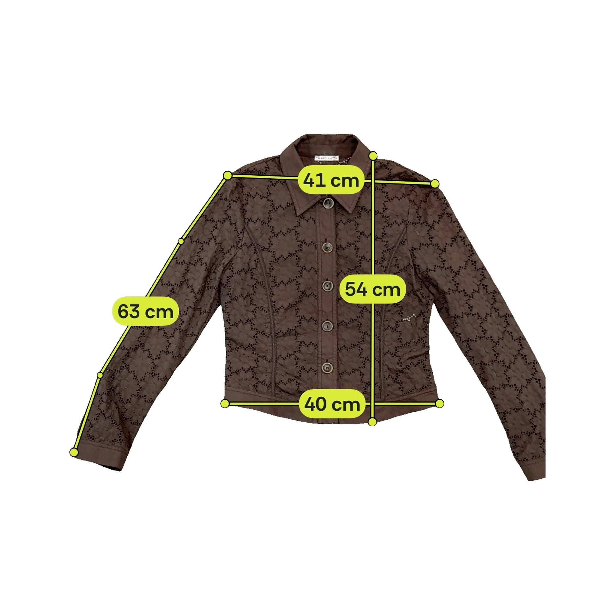Marella Floral Eyelet Cotton Jacket