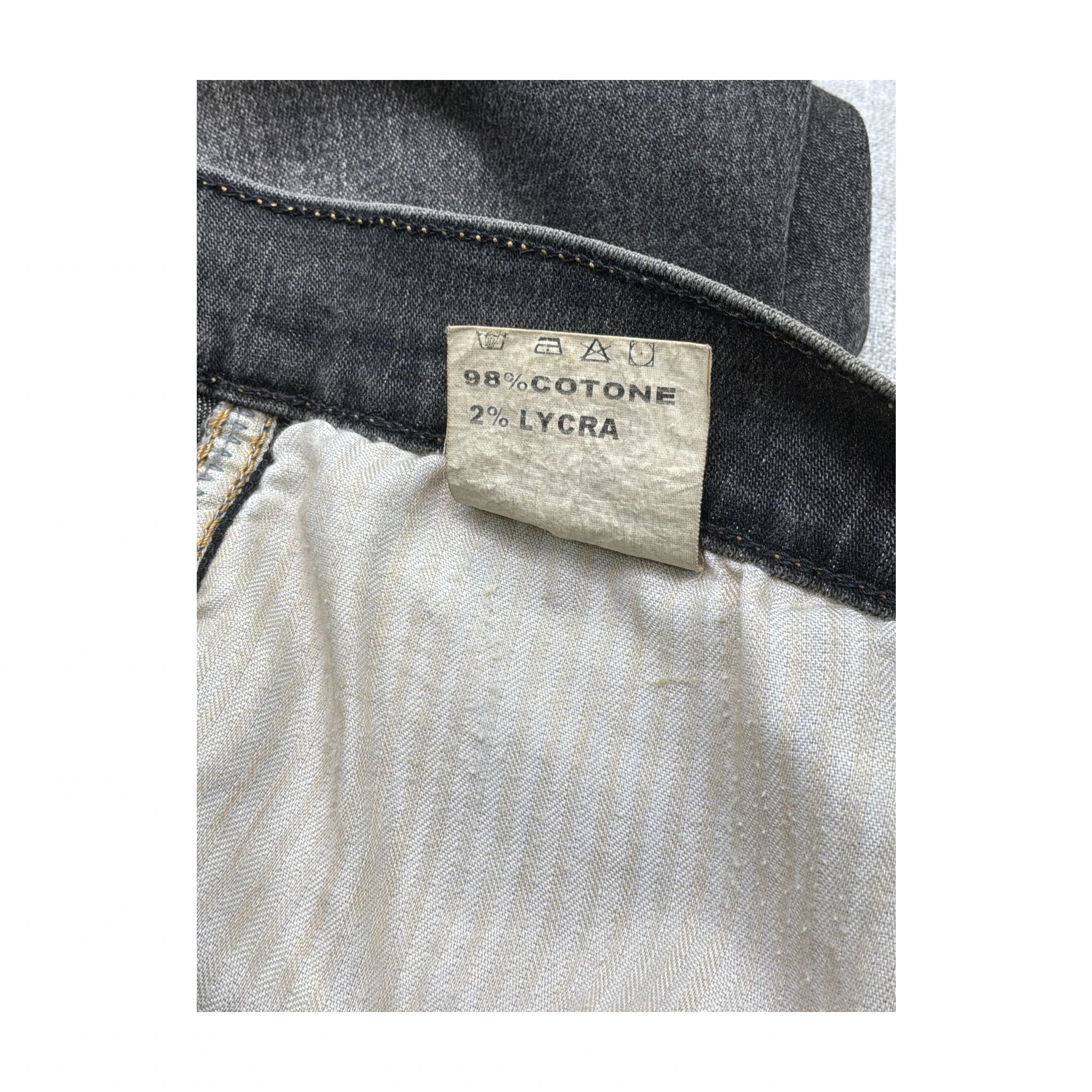 Roy Rogers Dark Wash Denim Pencil Skirt