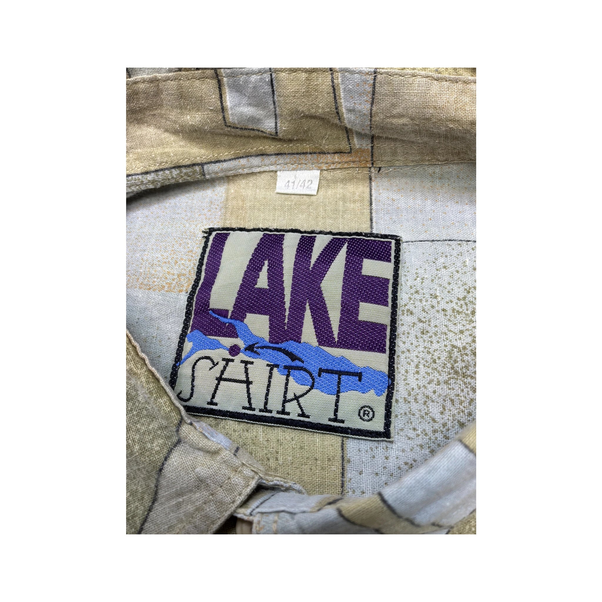 Camisa Lake de Manga curta com estampado geométrico abstrato