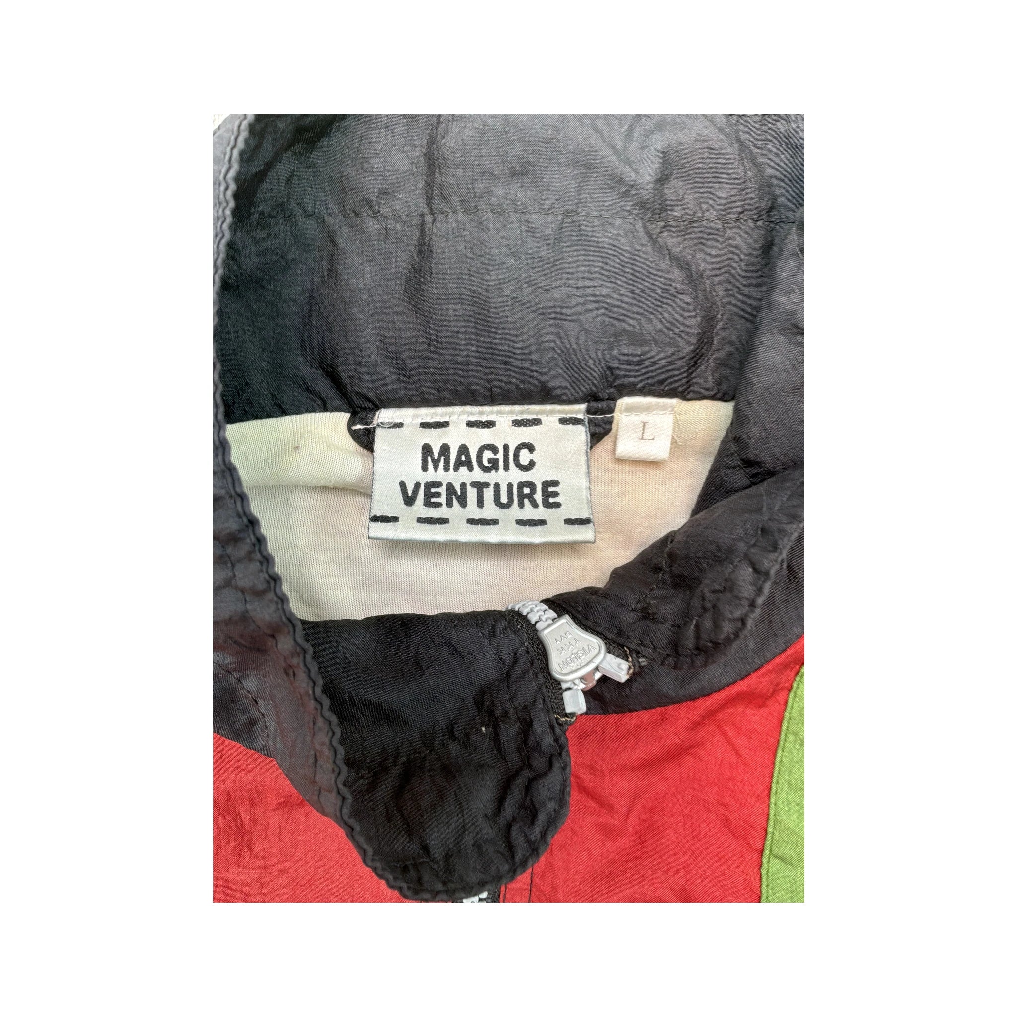 Magic Venture Striped Colorblock Track Jacket