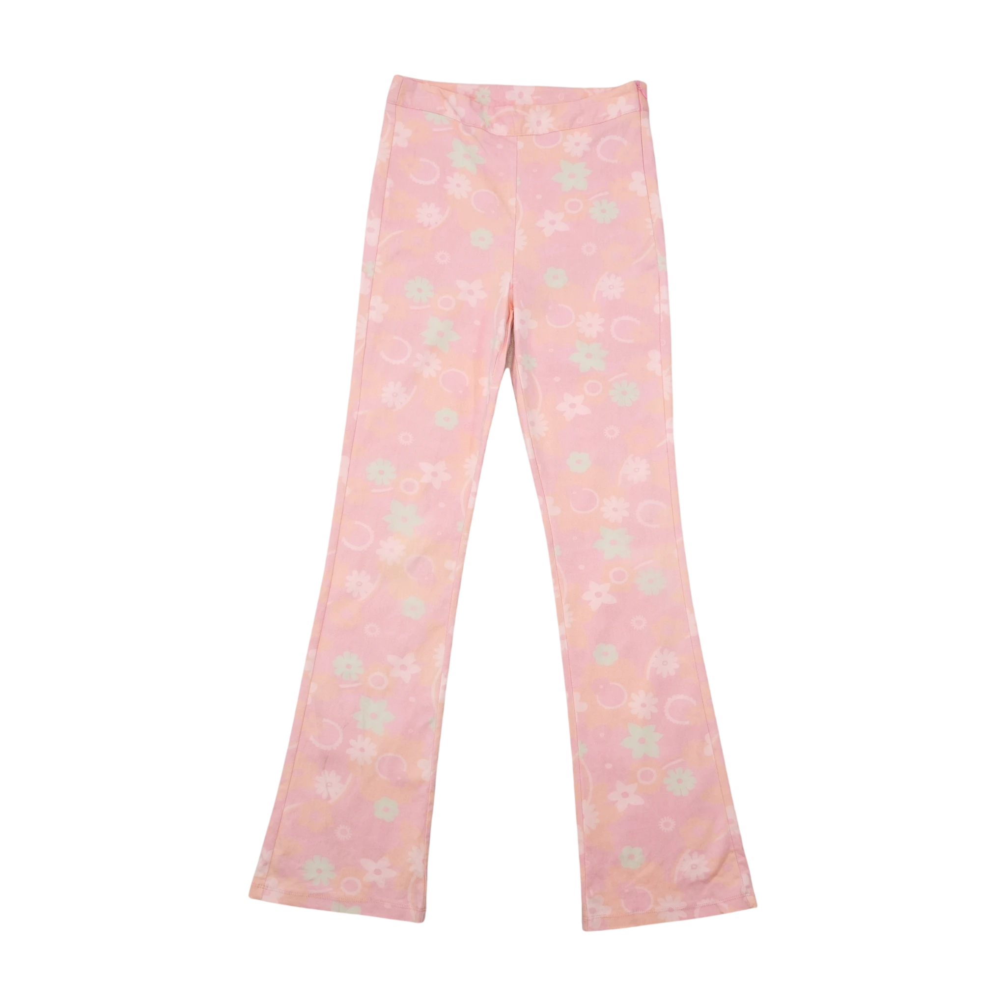 Calças Evasê Sinsay com estampado floral Pastel