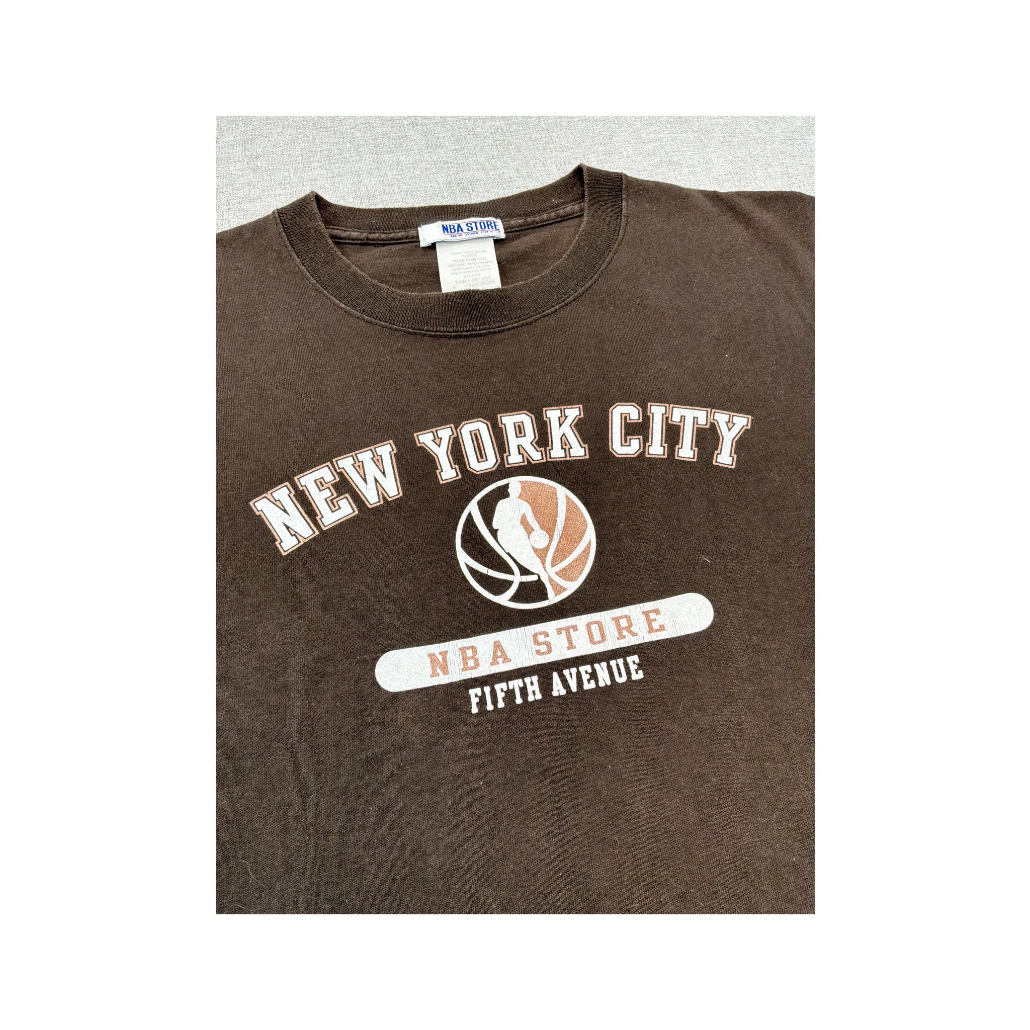 NBA Store New York City Fifth Avenue Graphic Cotton Shirt