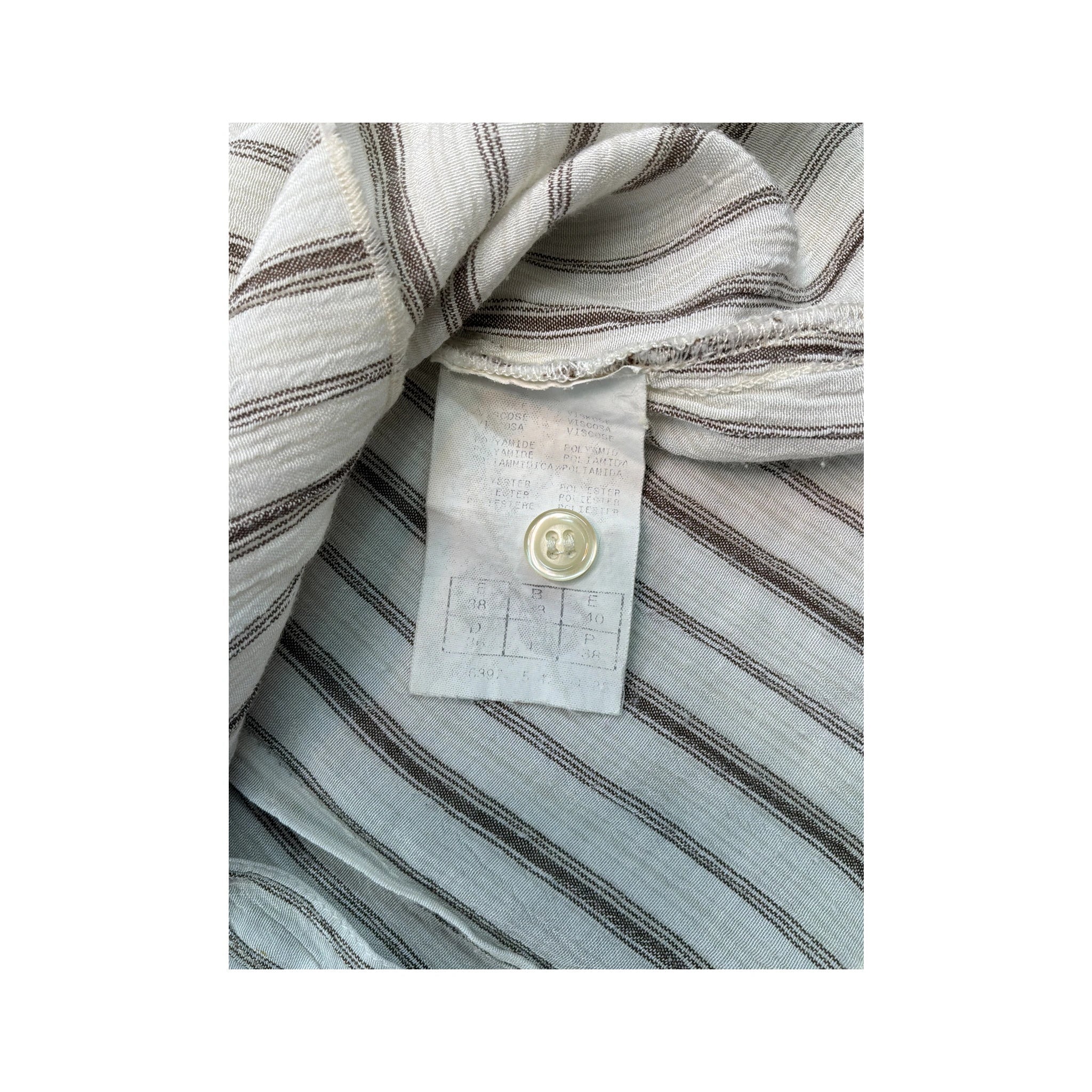 Pimkie Striped Flare Sleeve Blouse