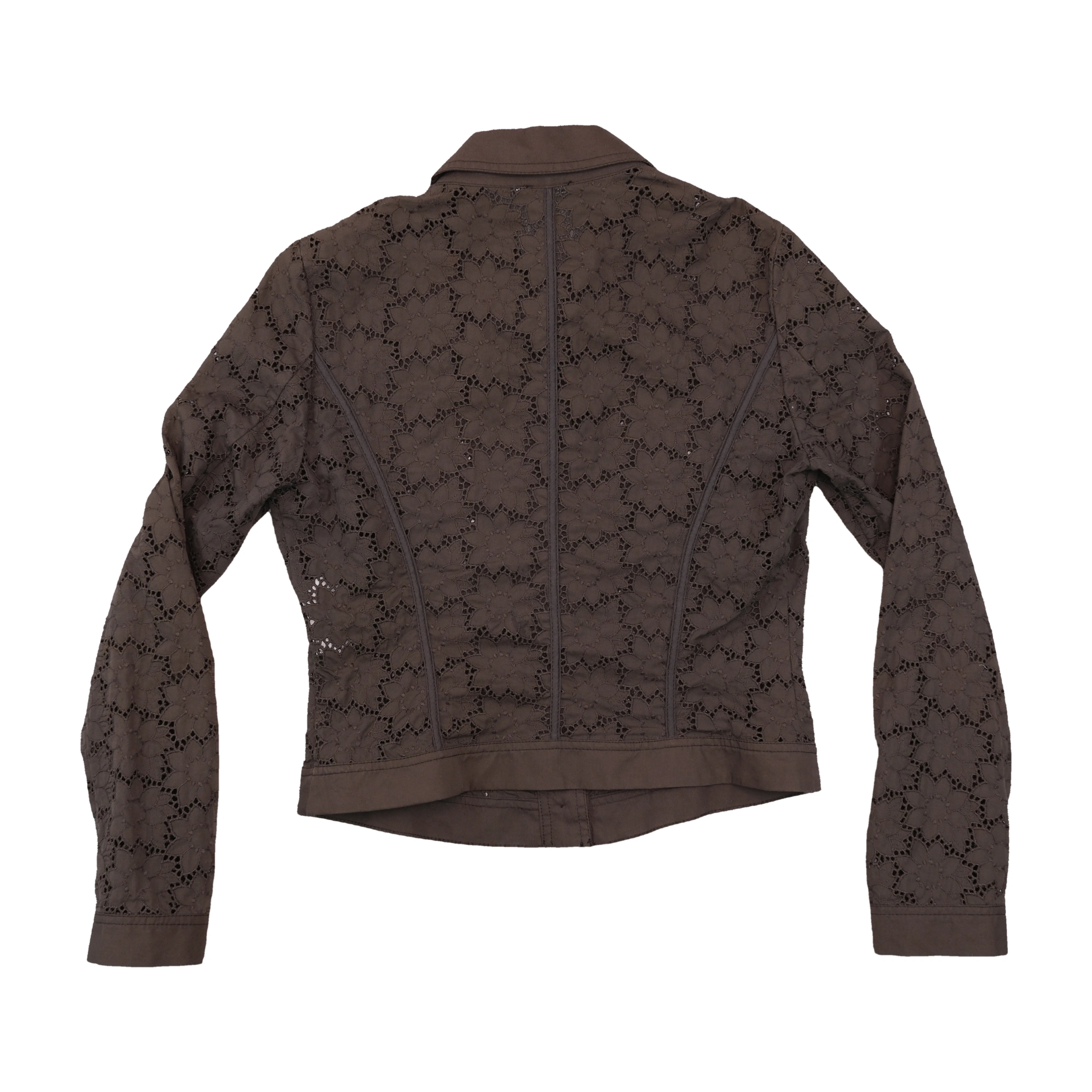 Marella Floral Eyelet Cotton Jacket