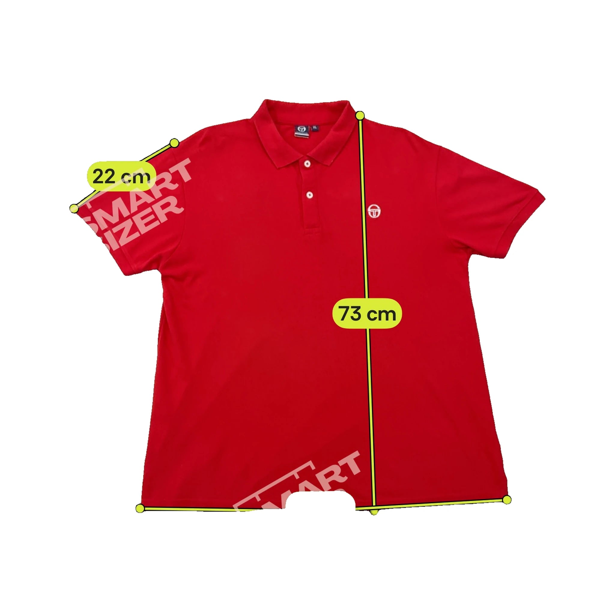 Polo Sergio Tacchini em algodão com logótipo Bordado