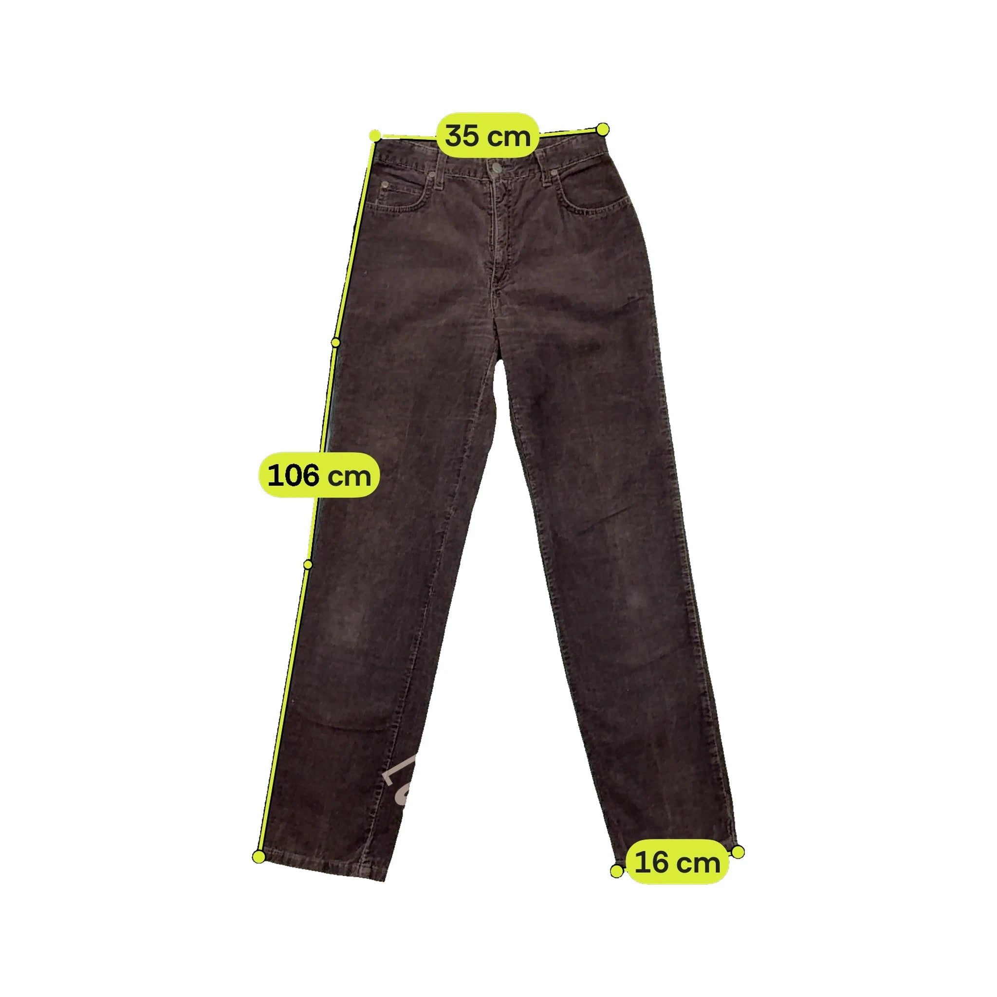 Avirex Vintage Dark Brown Cotton Chinos