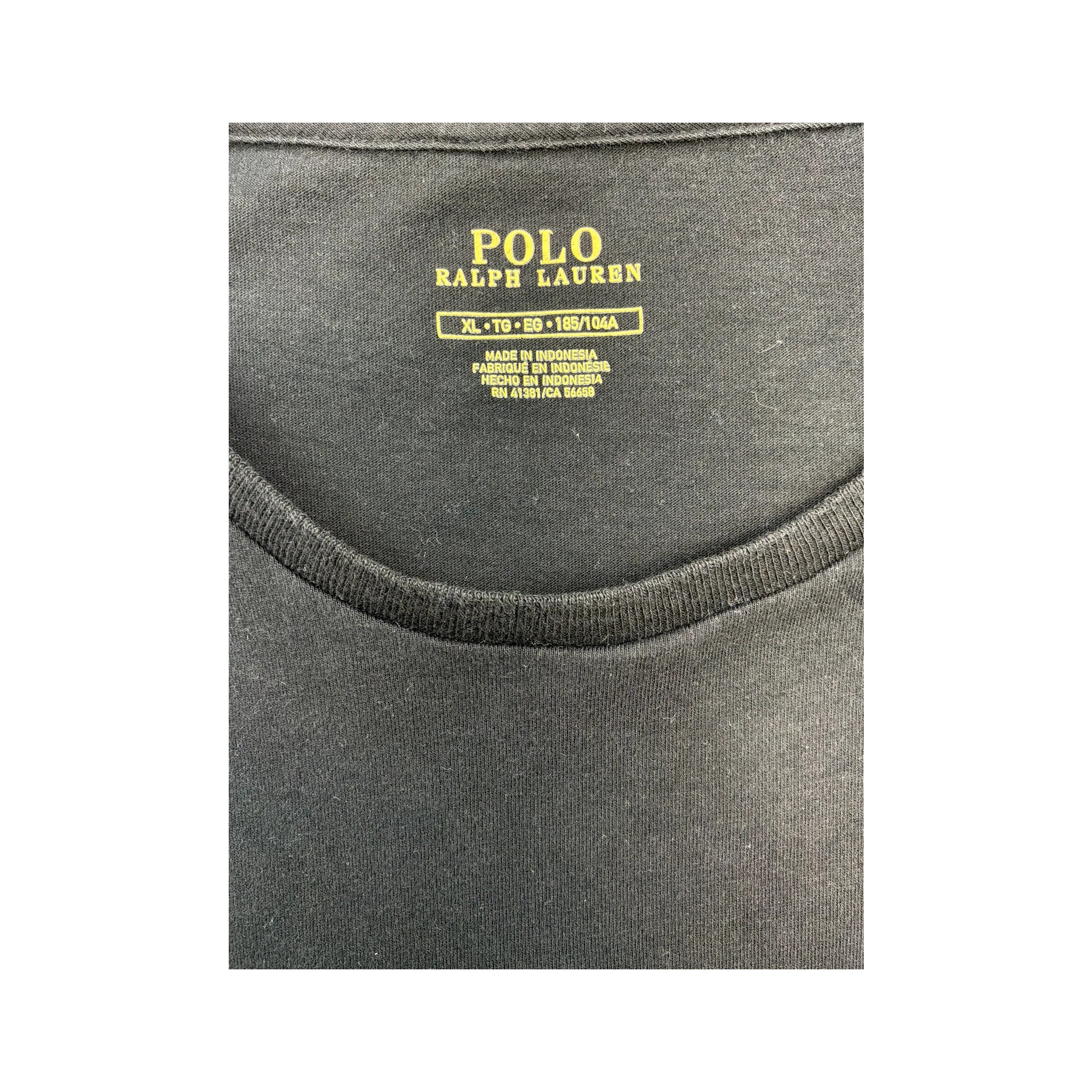 Camisa de gola Redonda Polo Ralph Lauren com Cavalo Bordado