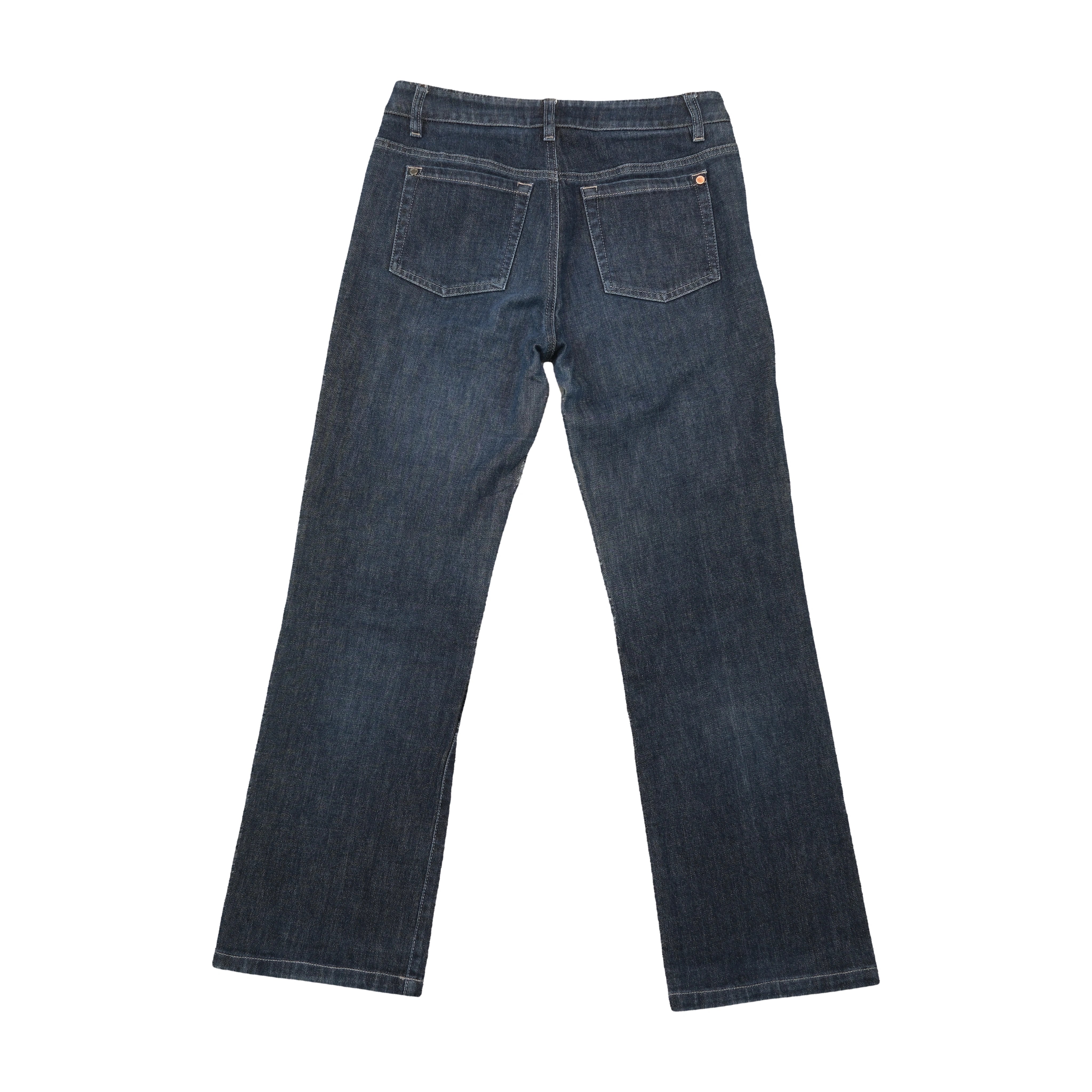 Armani Collezioni Dark Wash Straight Leg Jeans