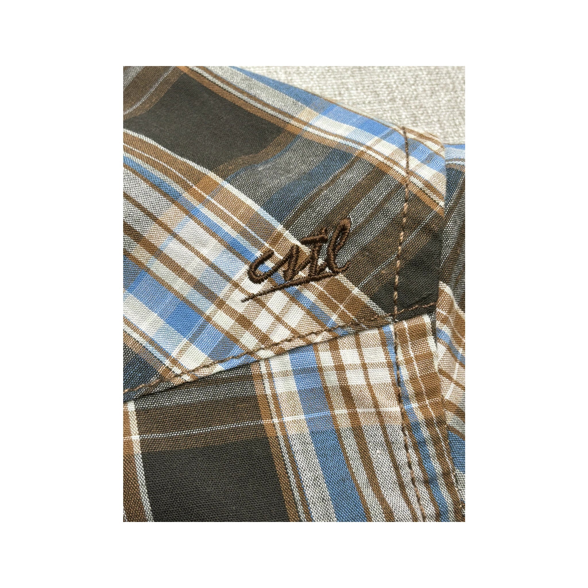 Camisa Western Coast to Coast em xadrez com Molas