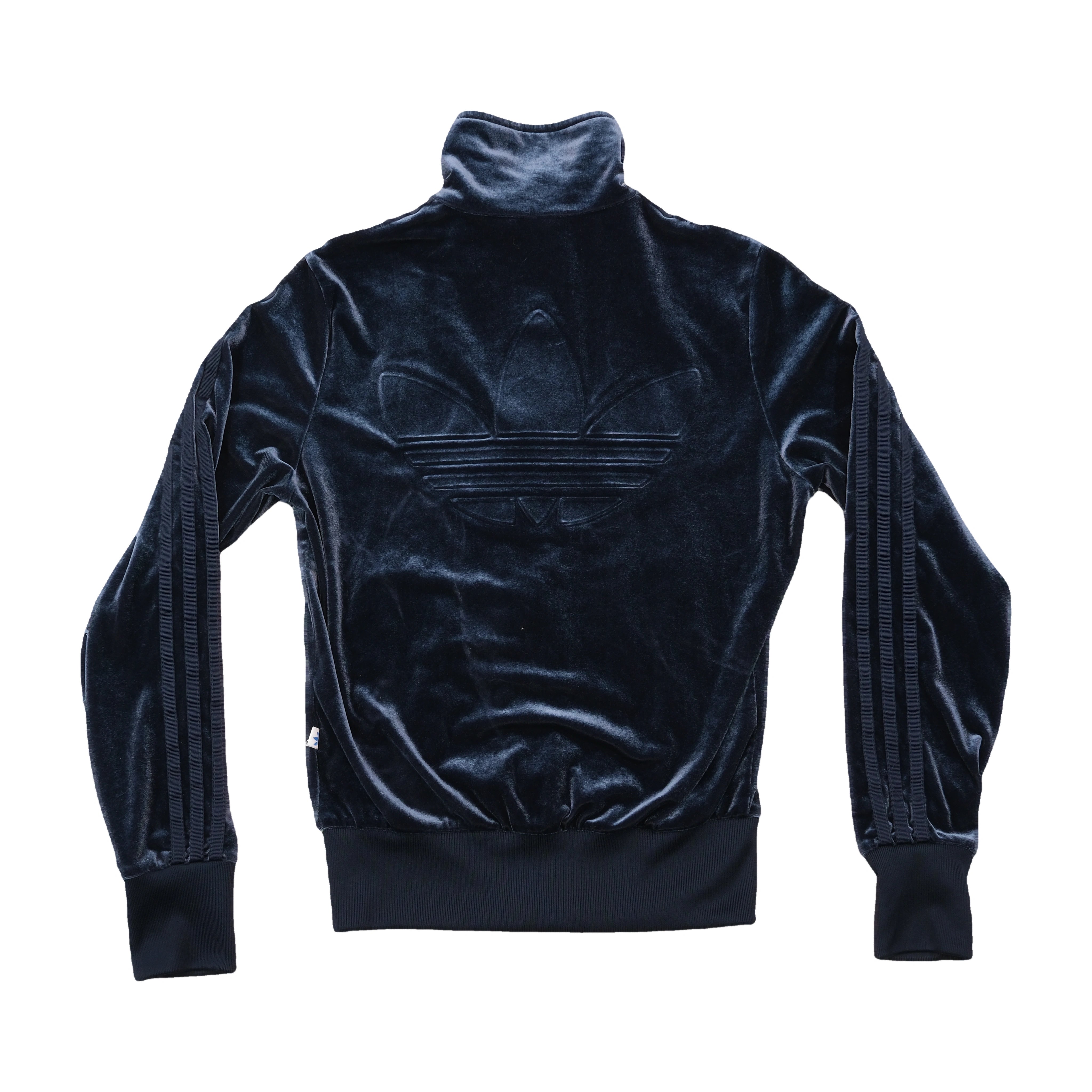 Casaco de fato de treino Adidas Originals em Veludo
