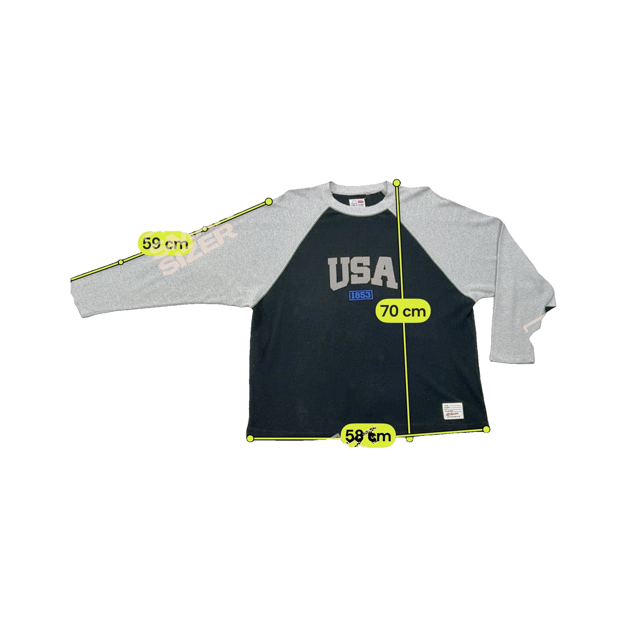 Levi’s USA 1853 Colorblock Raglan Cotton Sweater