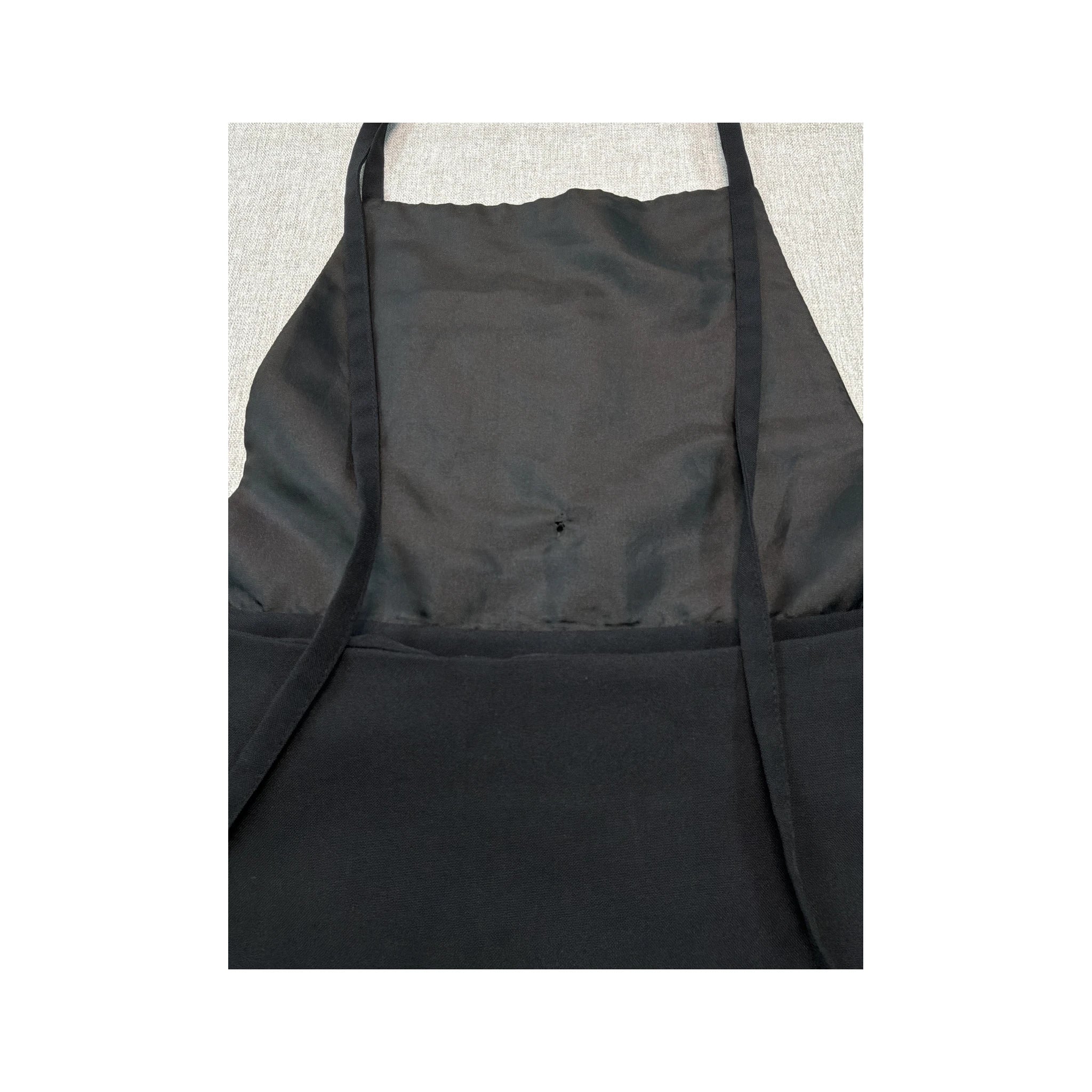 Jennyfer Black Tie-Back Pinafore Dress with Pocket