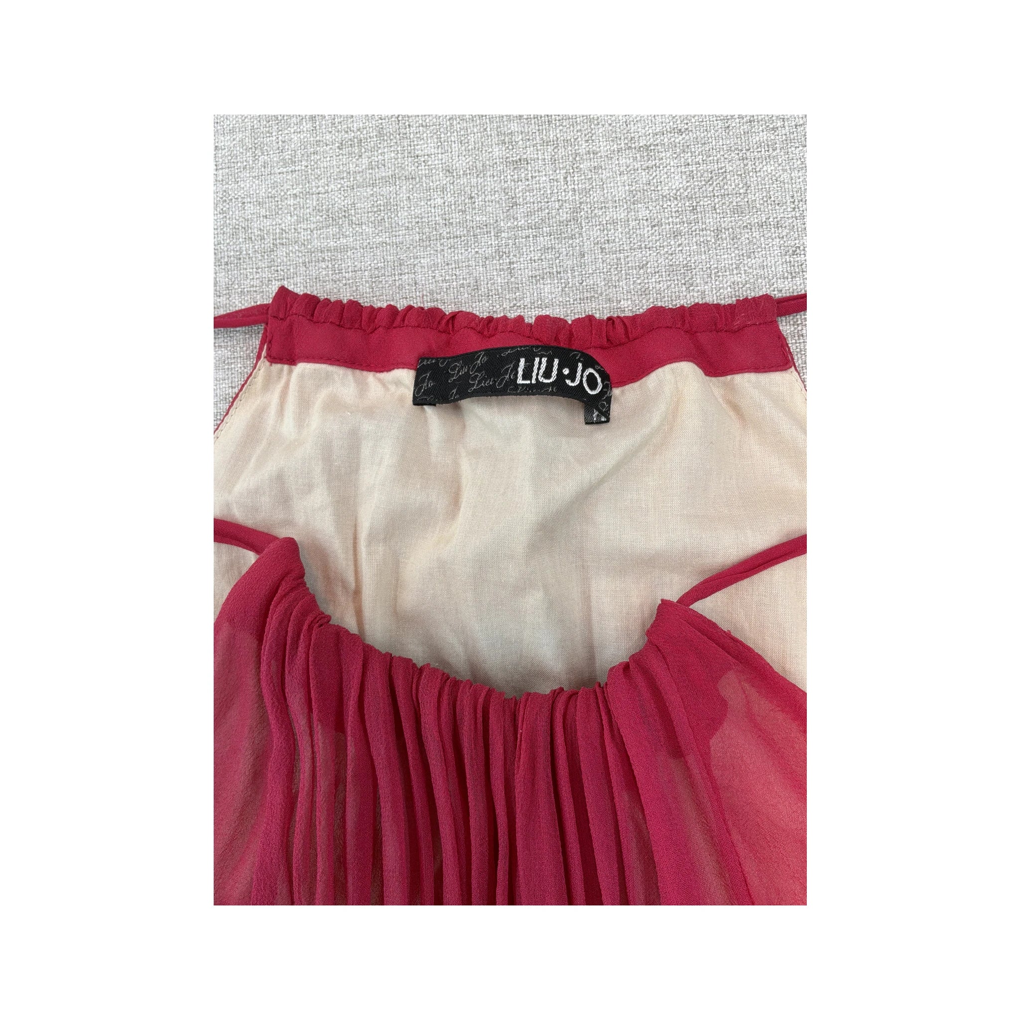 Liu Jo Silk Chiffon Halter Dress