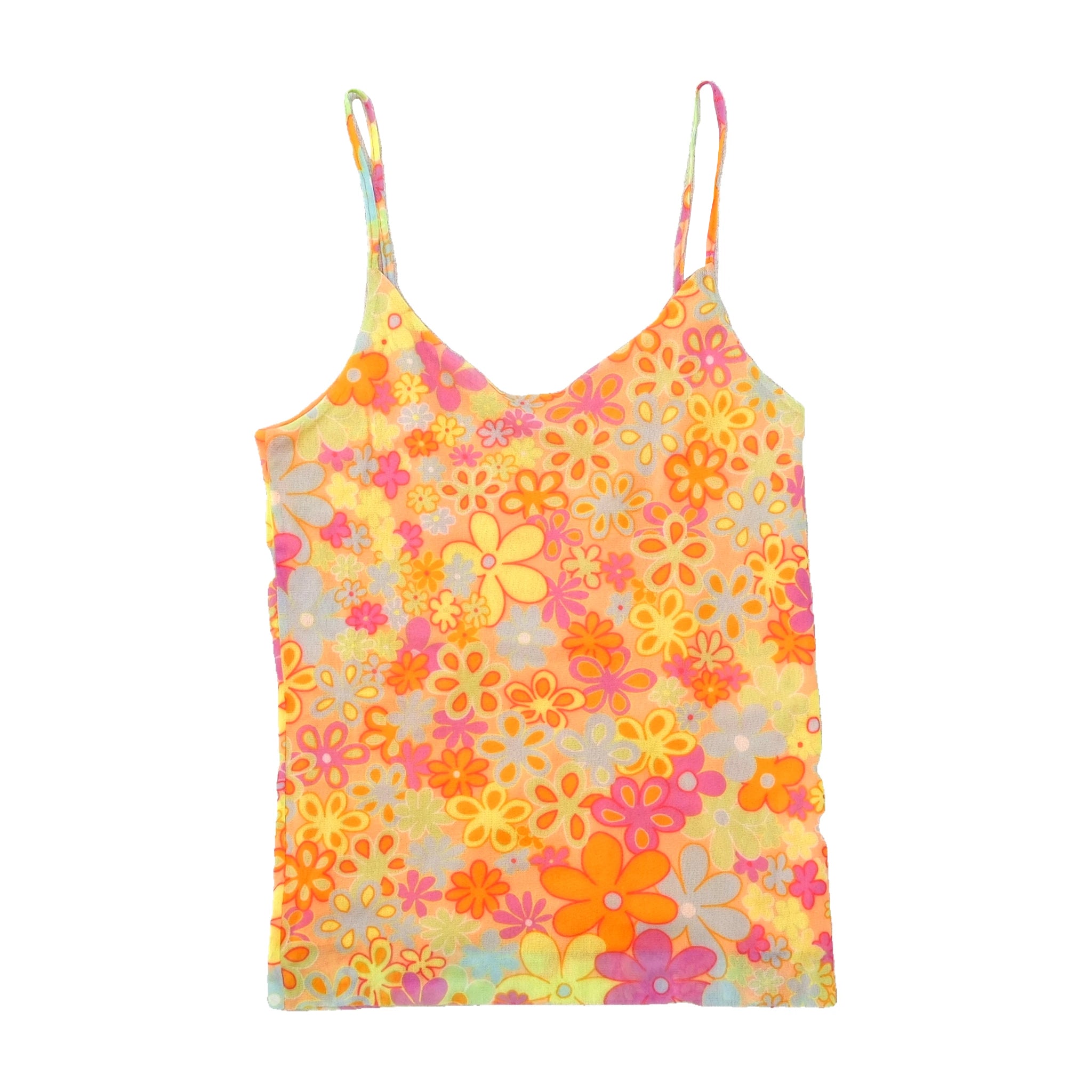 Top de alças Finas Motivi com estampado floral