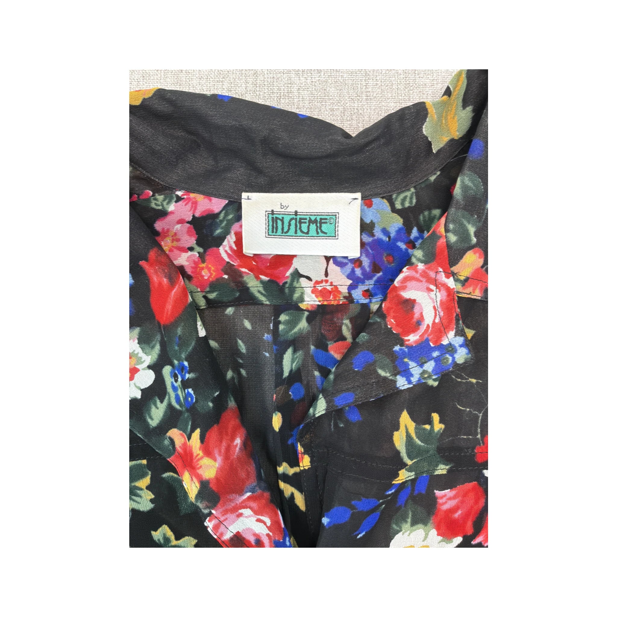 Insieme Floral Print Button Up Shirt