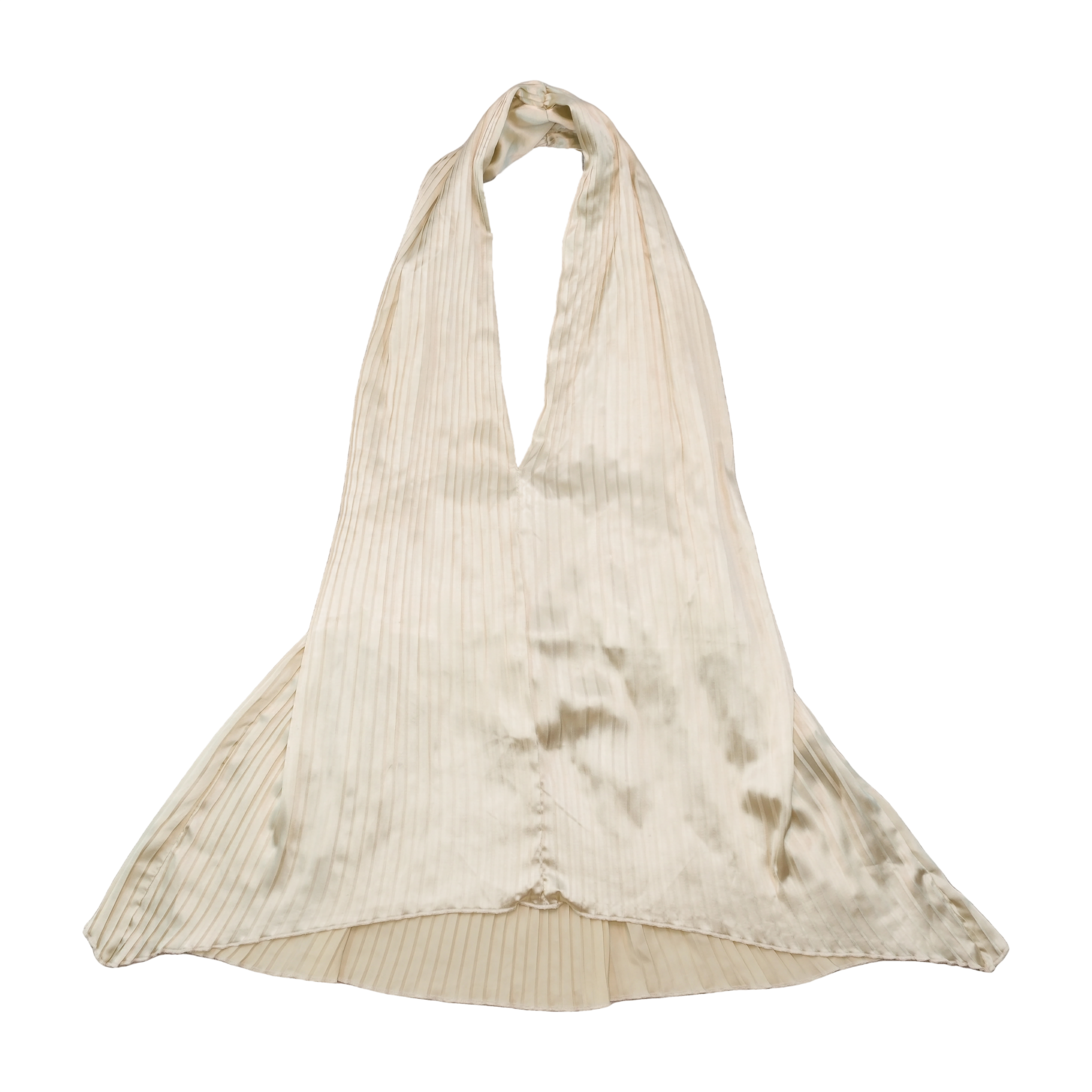 Denny Rose Pleated Halter Blouse (Repriced)