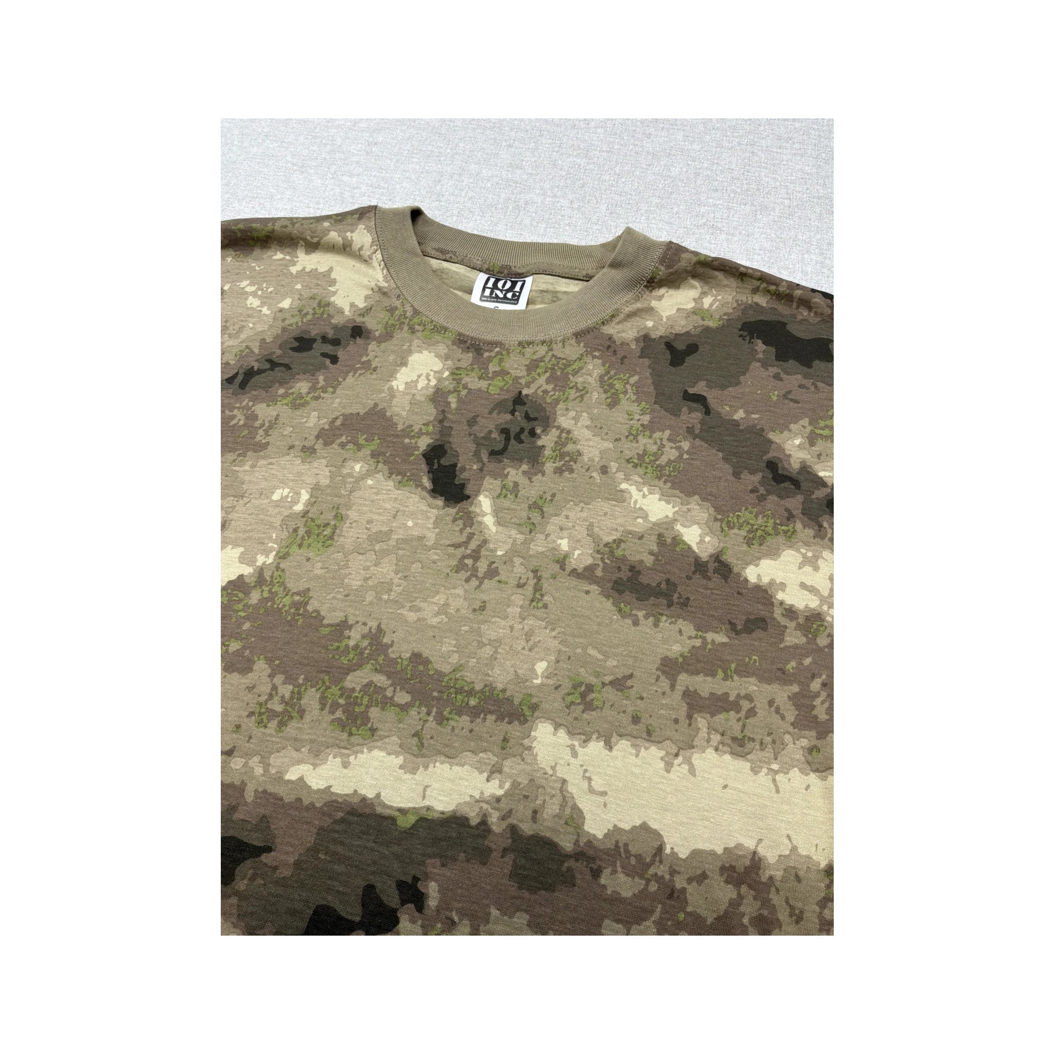 101 INC Allover Camouflage Cotton Shirt
