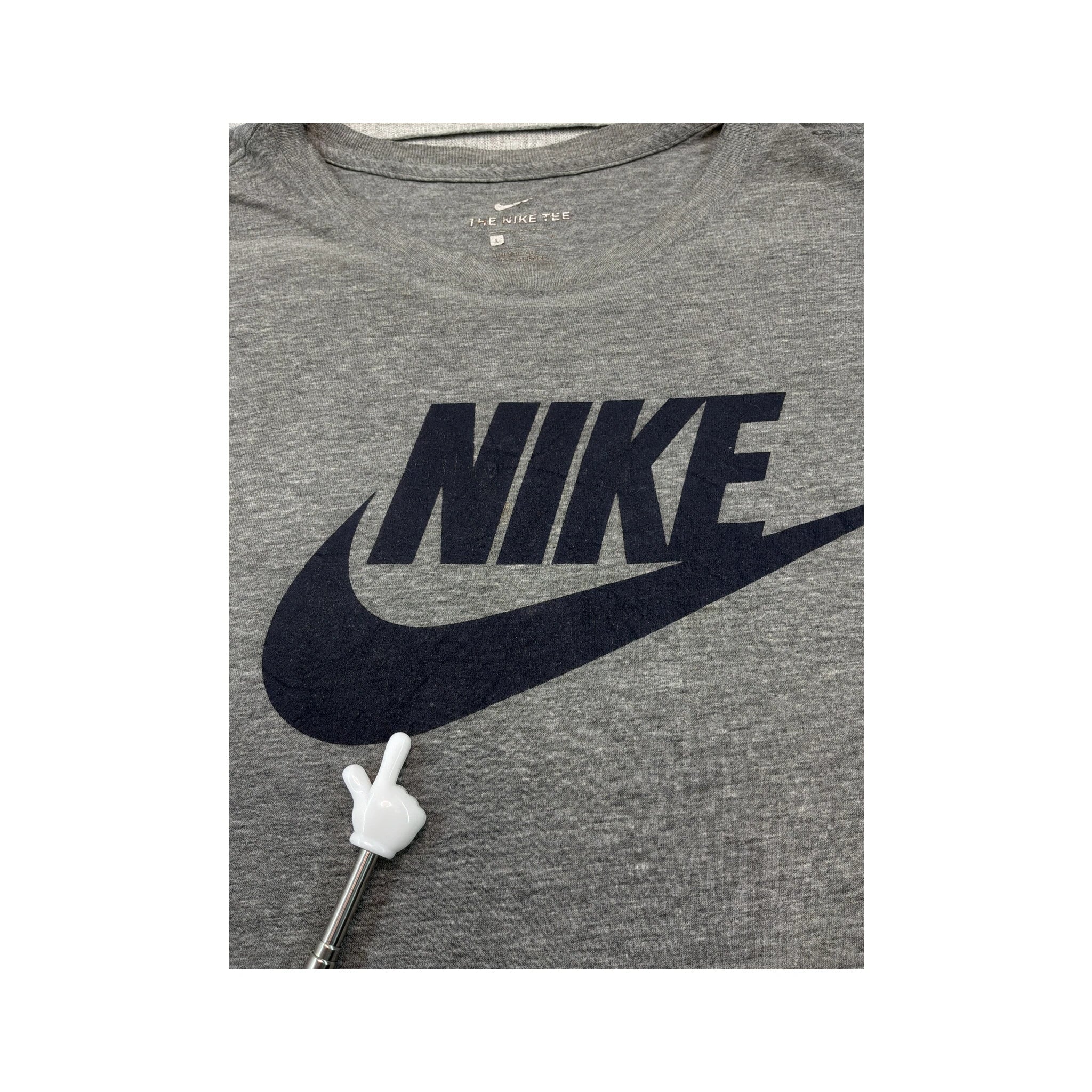 Nike Gray Logo Graphic T-Shirt