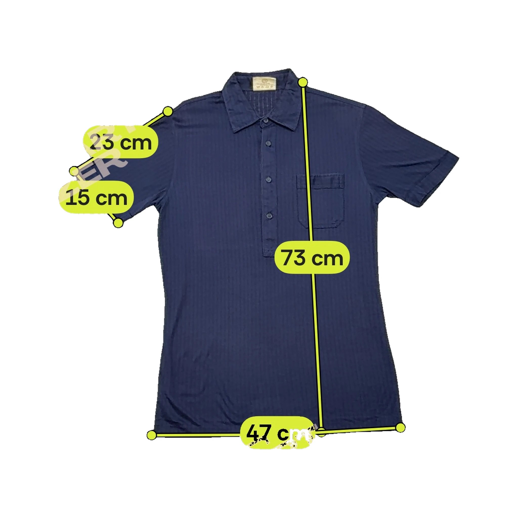 Angelo Litrico Tonal Pinstripe Cotton Polo Shirt