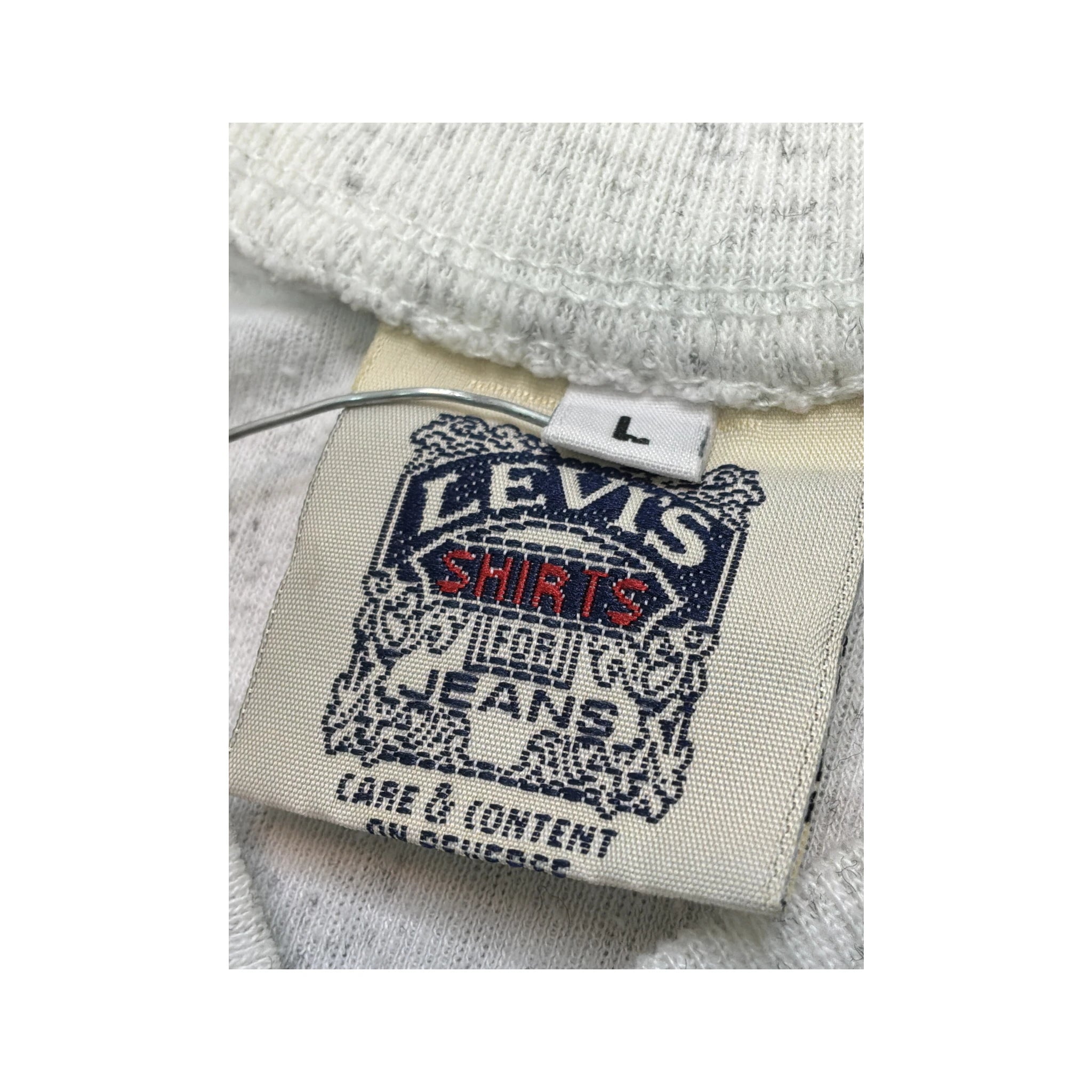 Levi Strauss Cotton Fleck Knit Henley Shirt
