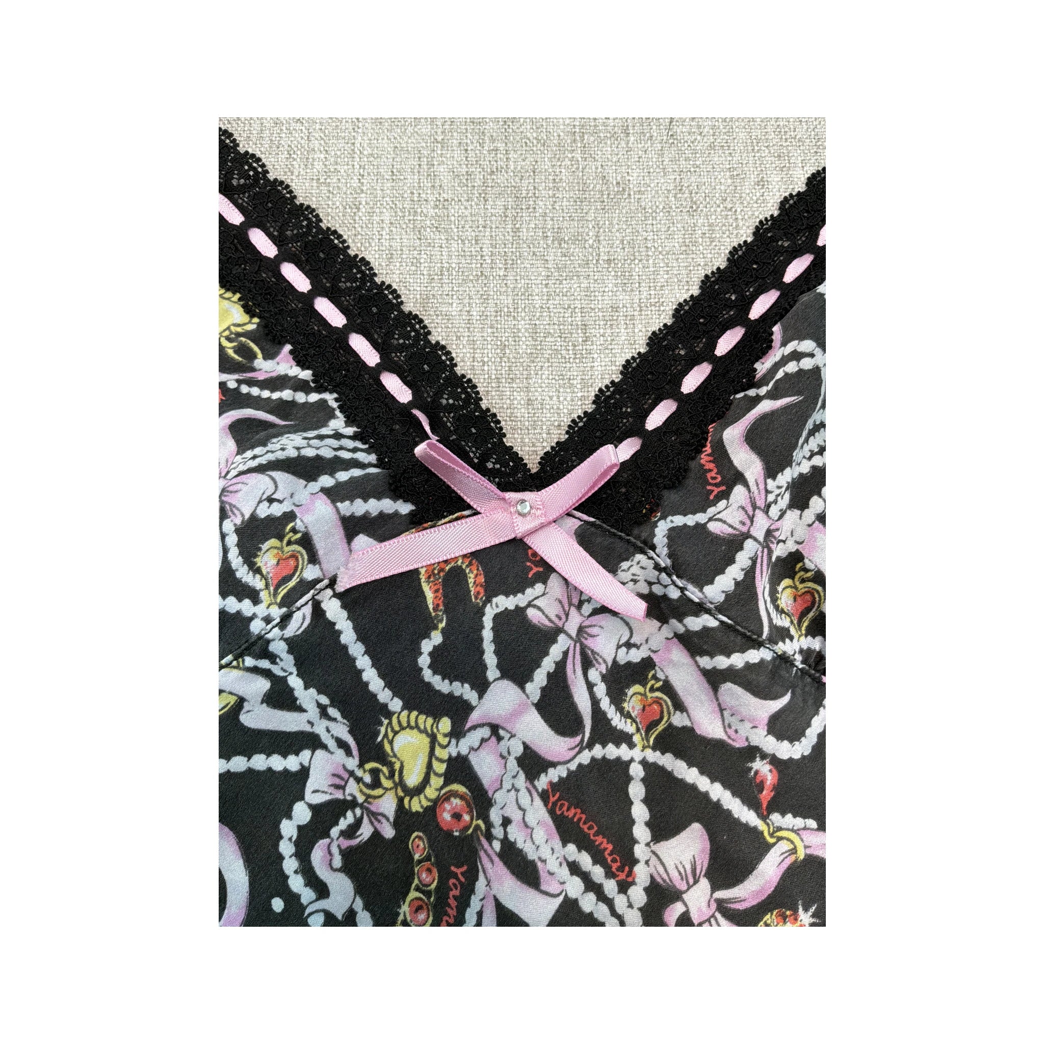 Yamamay 100% Silk Halter Print Dress