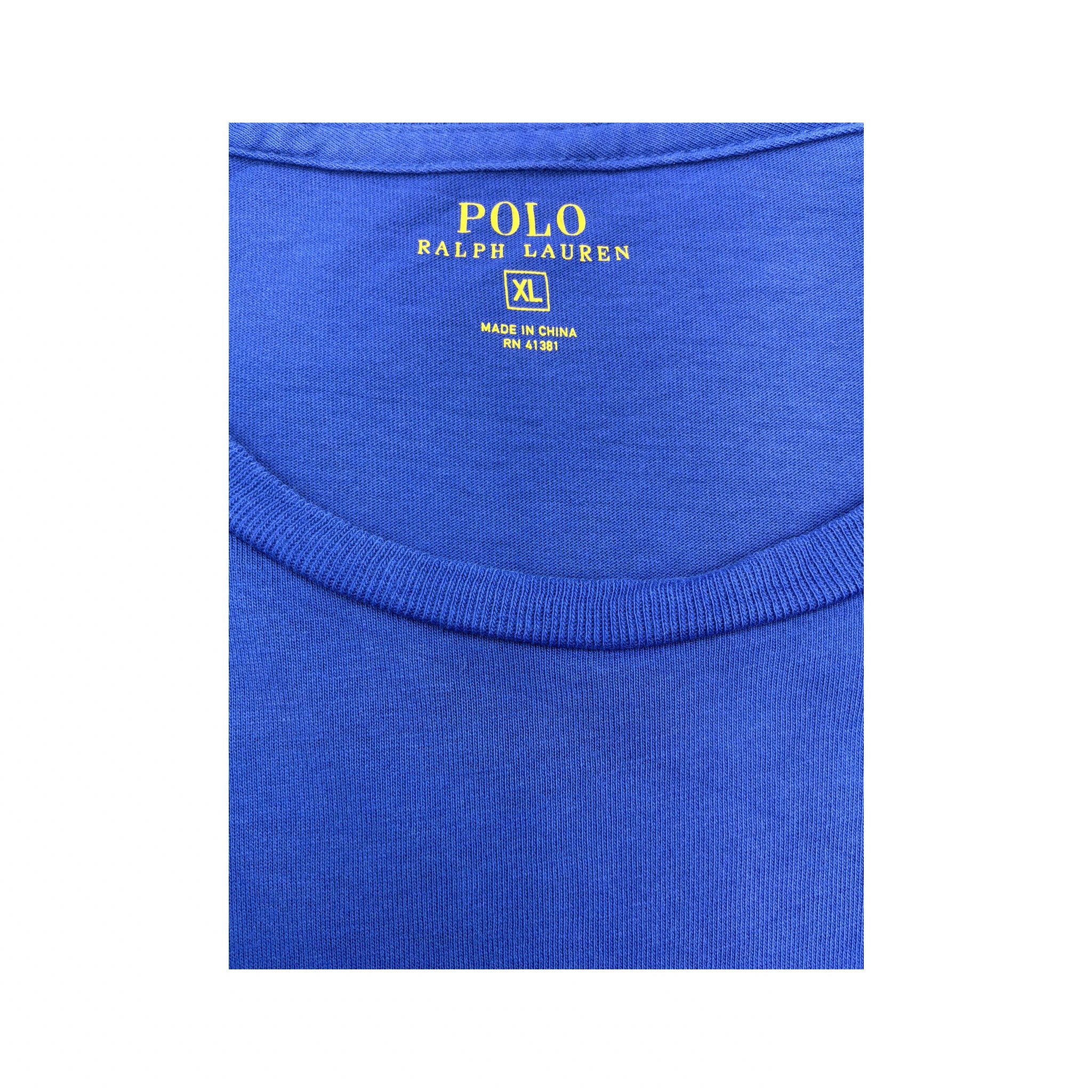 Polo Ralph Lauren Embroidered Logo Cotton Crewneck Shirt