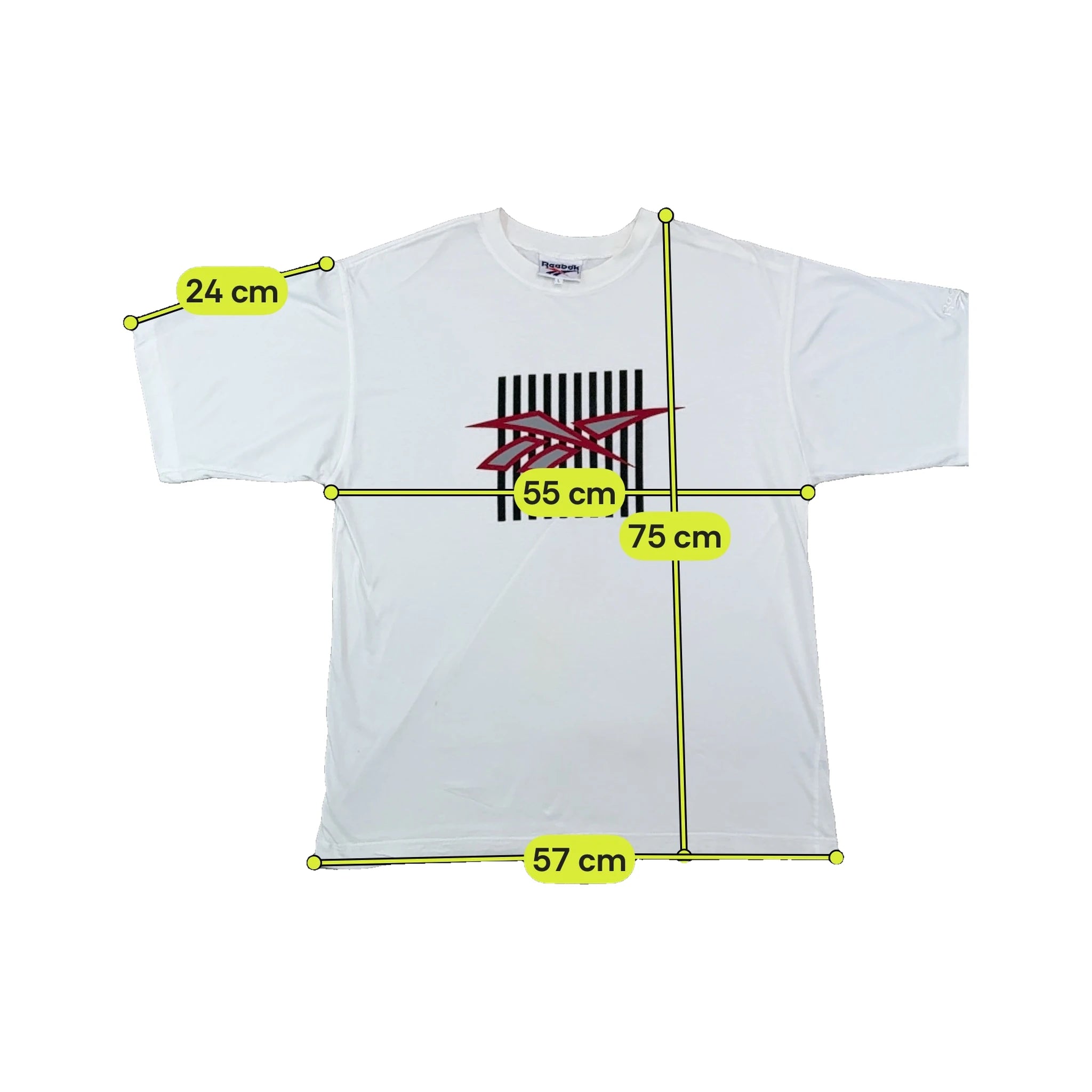 T-shirt Reebok em algodão com logótipo estampado