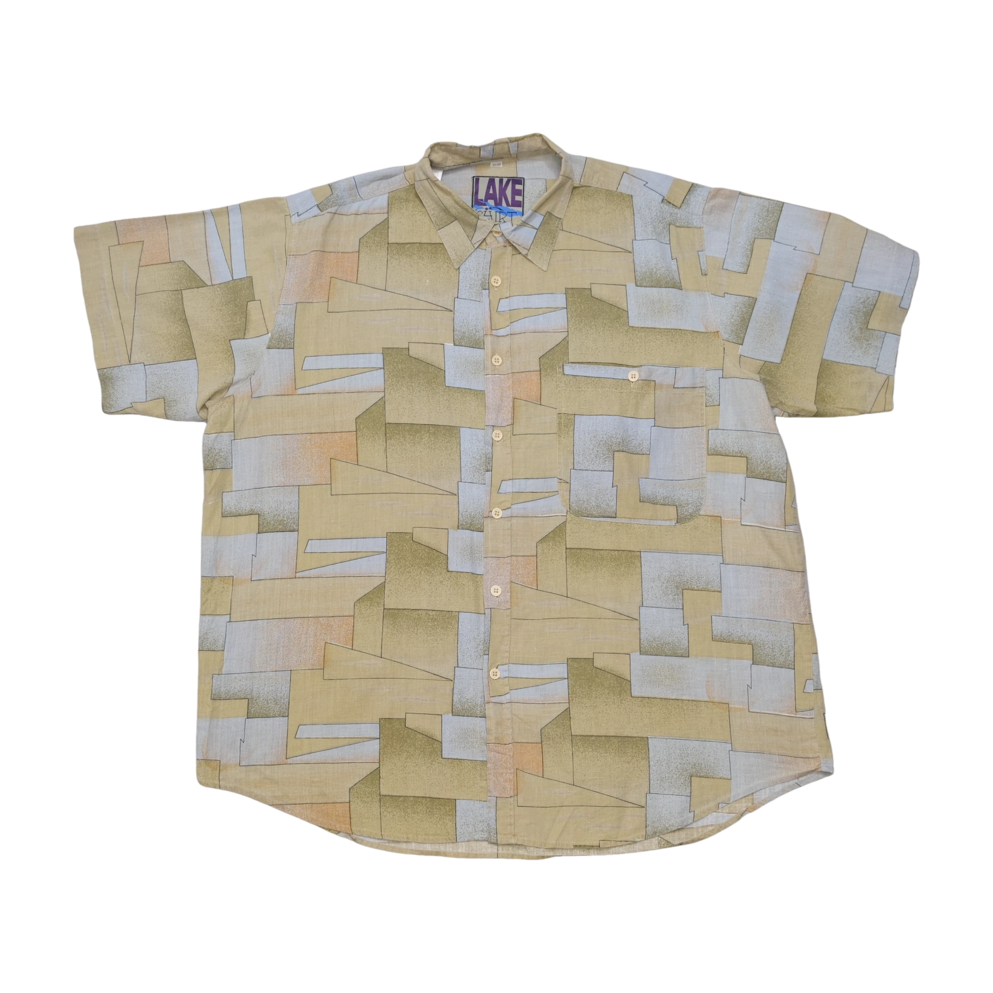 Camisa Lake de Manga curta com estampado geométrico abstrato