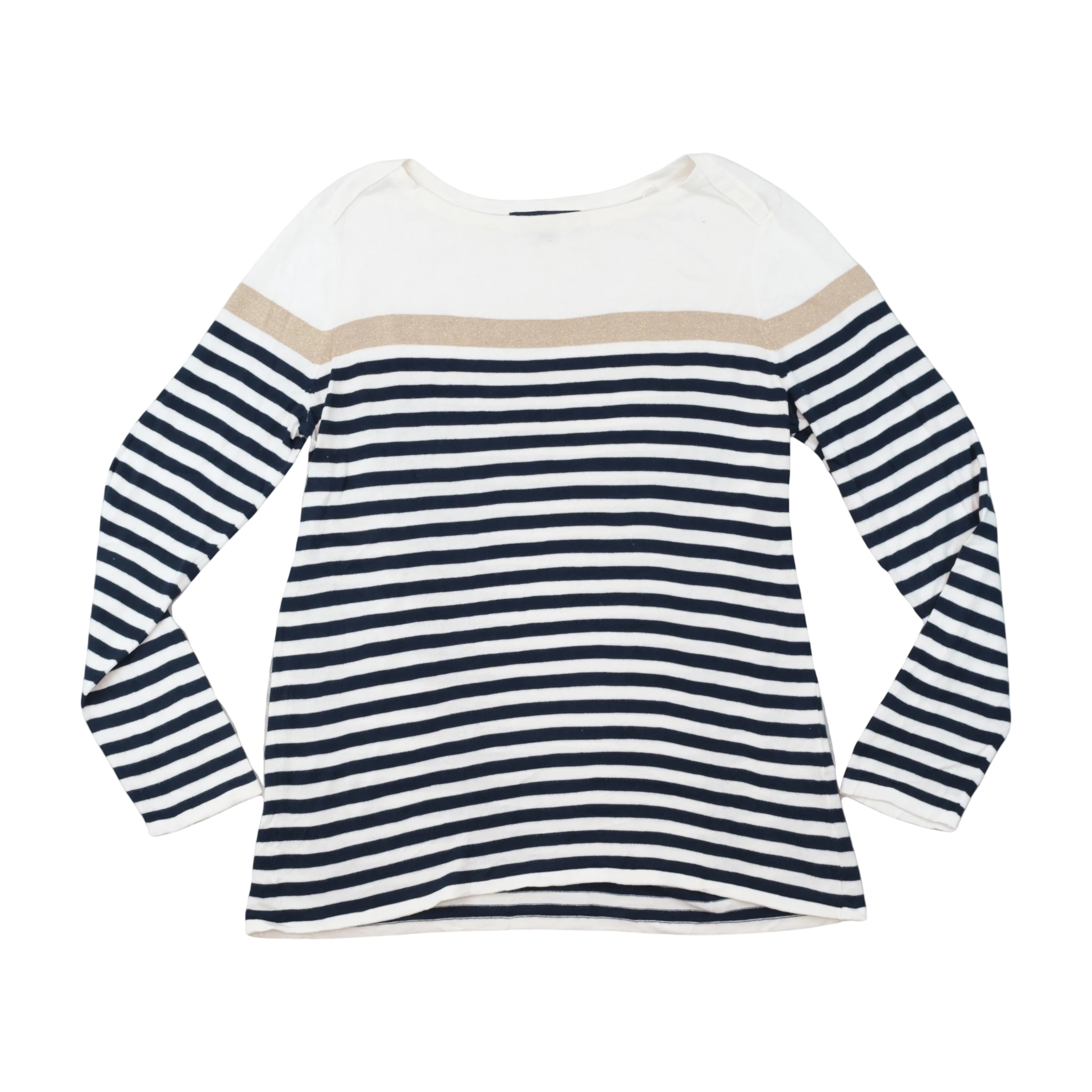 Camisola Tommy Hilfiger em algodão com riscas Bretãs